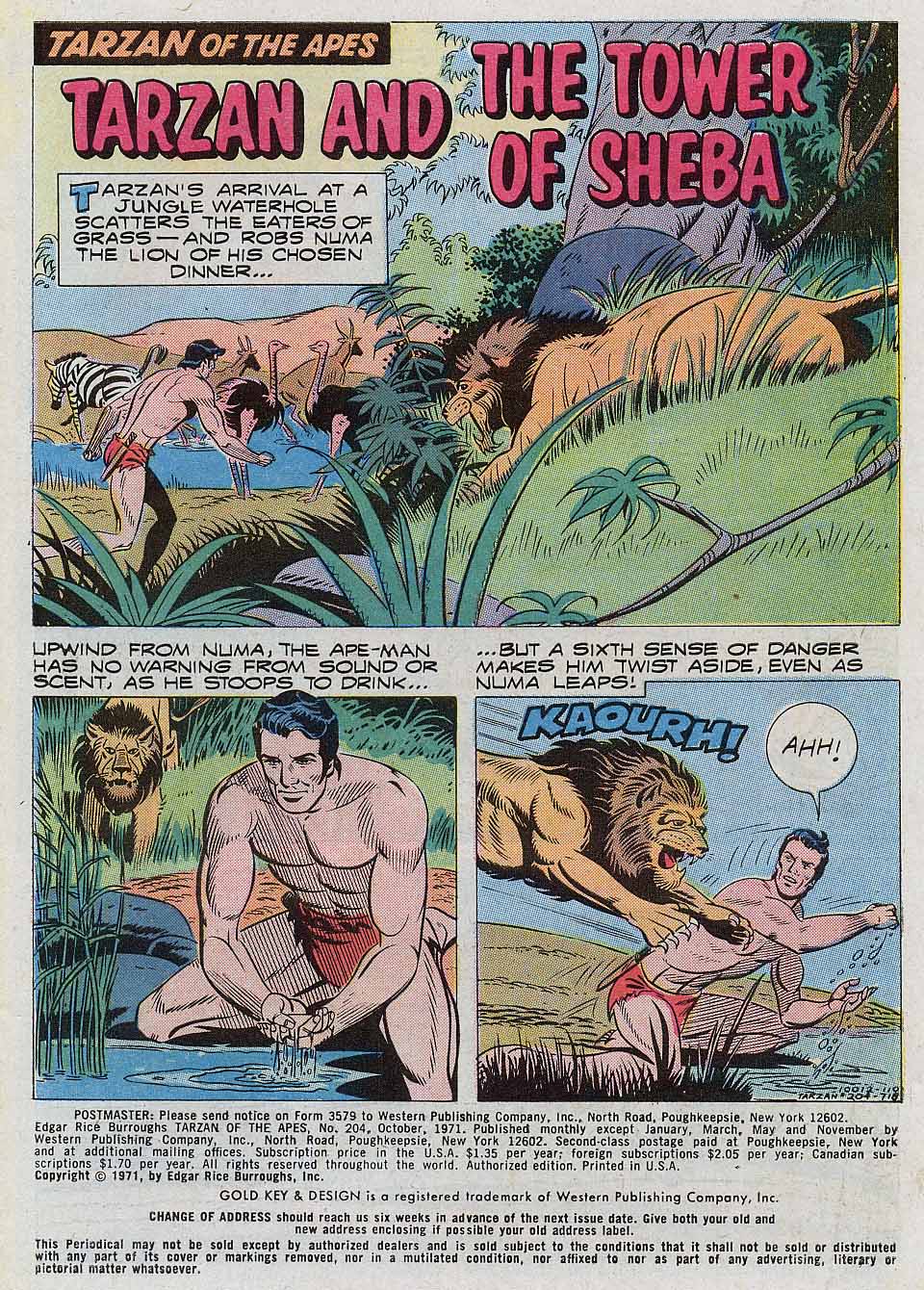 Read online Tarzan (1962) comic -  Issue #204 - 3