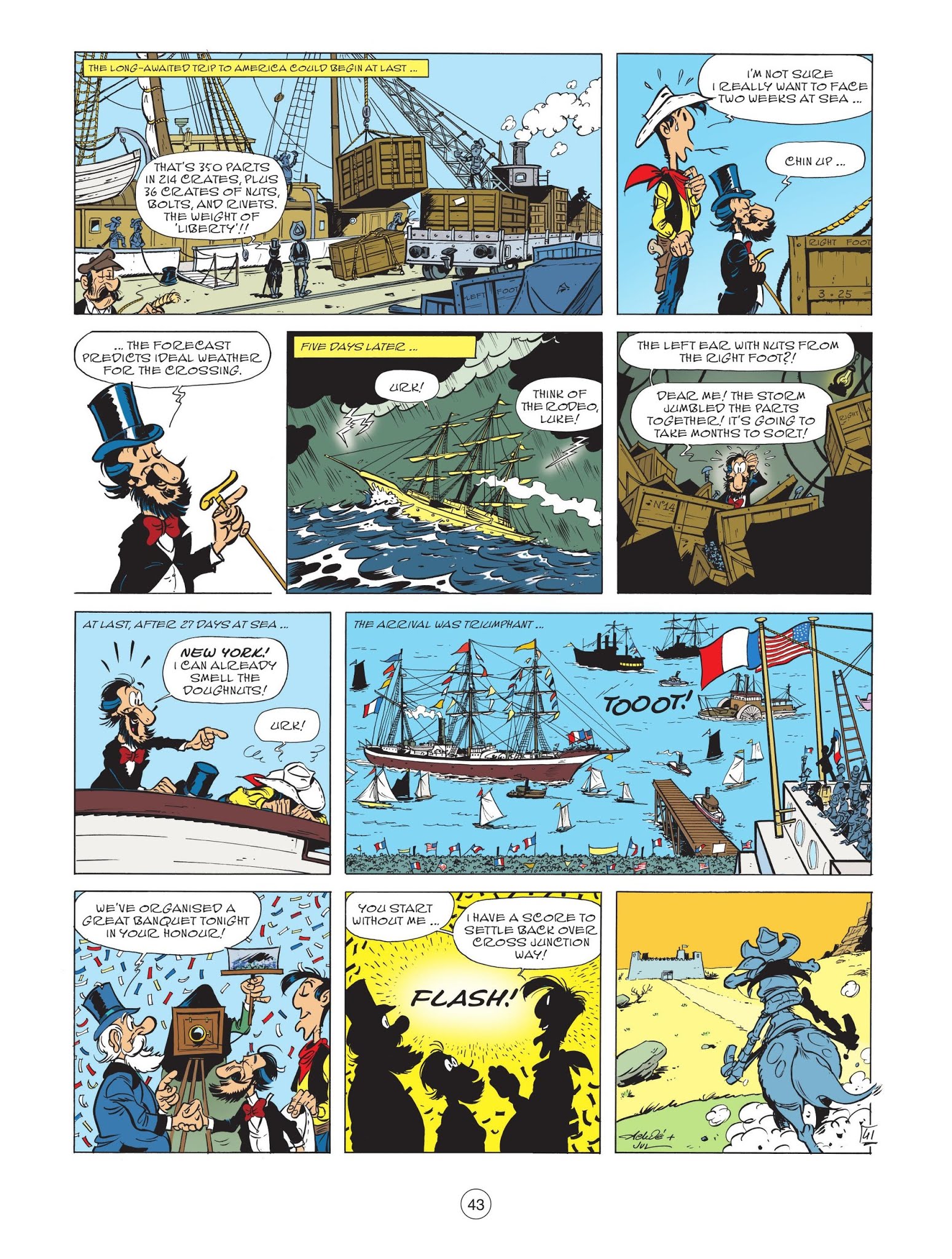 Read online A Lucky Luke Adventure comic -  Issue #71 - 45