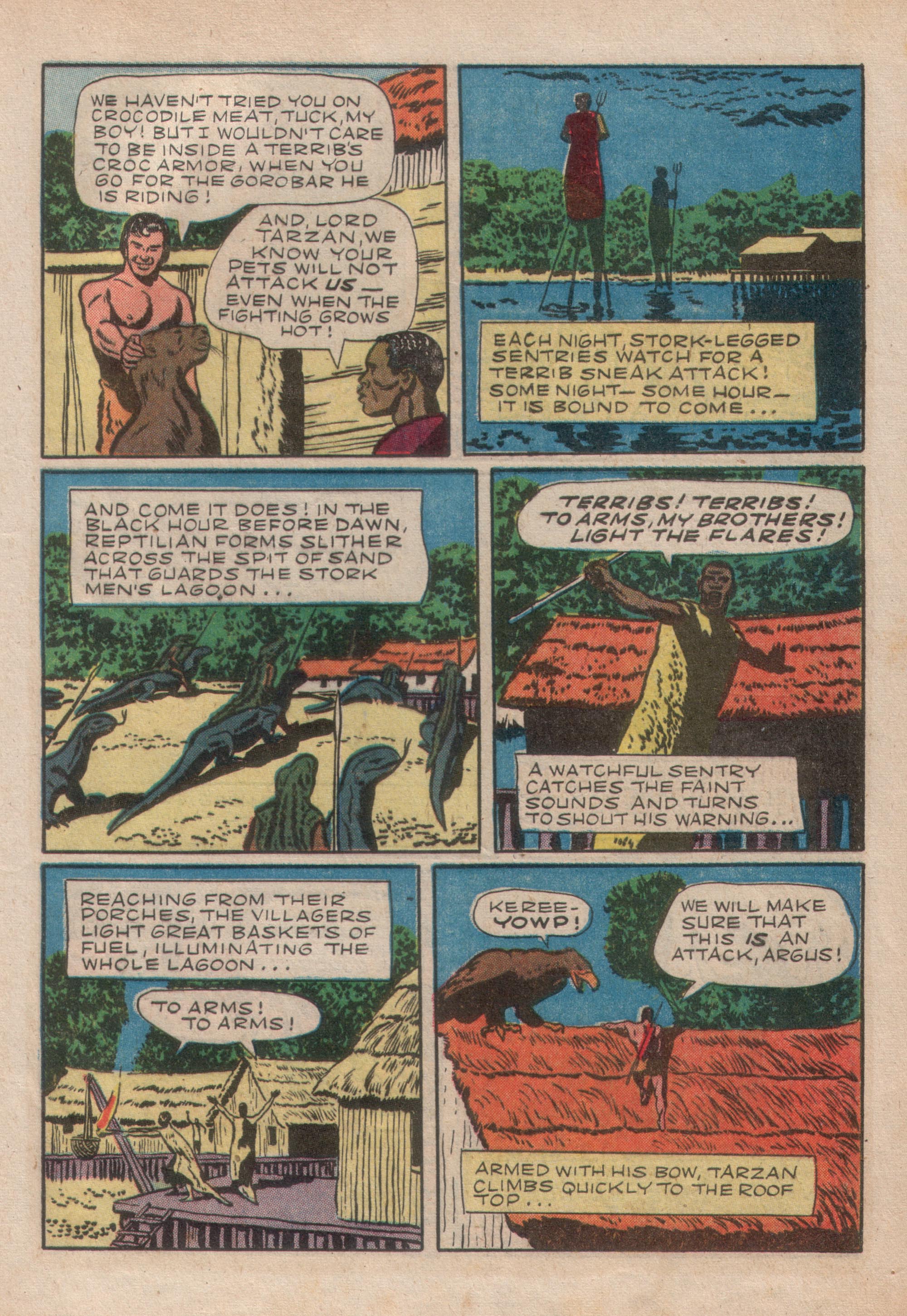 Read online Tarzan (1948) comic -  Issue #42 - 17