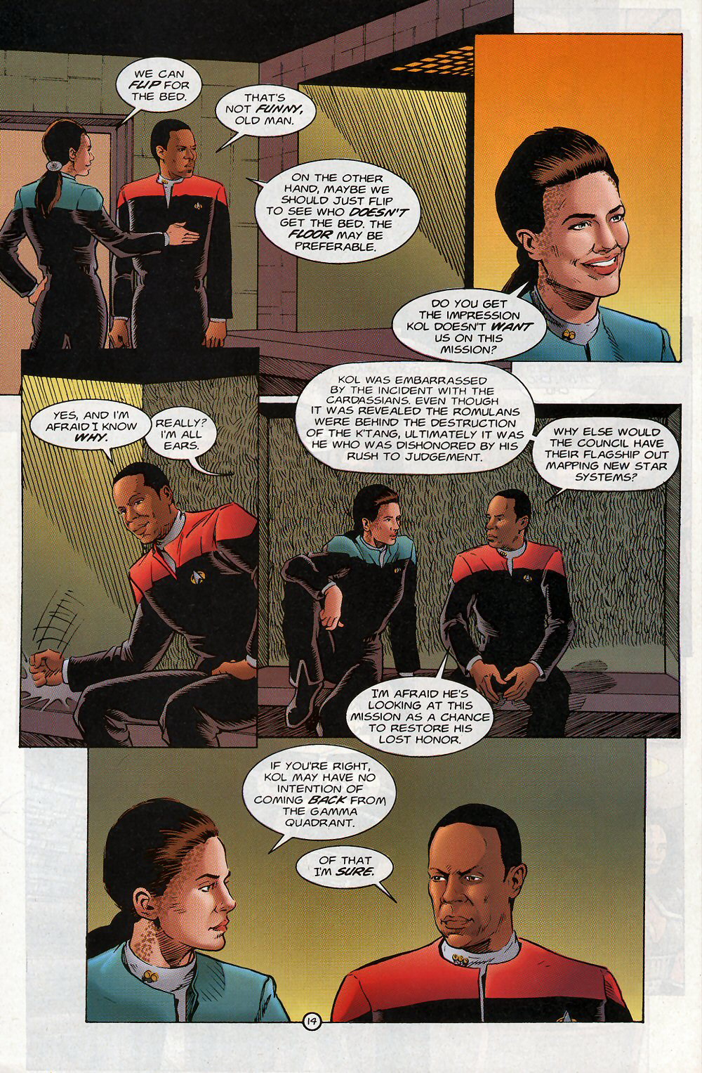 Read online Star Trek: Deep Space Nine - Lightstorm comic -  Issue # Full - 14