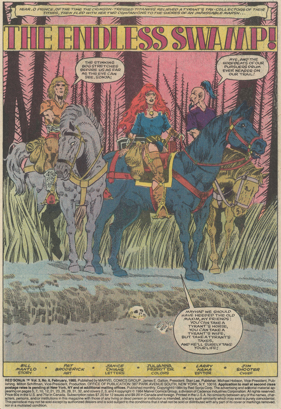 Read online Red Sonja (3rd Series) comic -  Issue #6 - 2