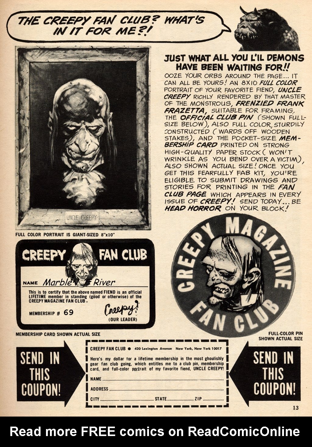 Creepy (1964) Issue #14 #14 - English 13