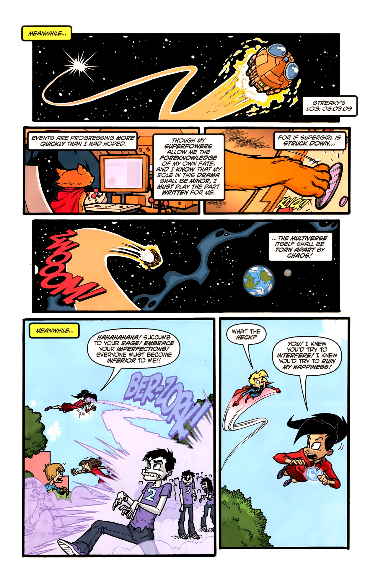 Read online Supergirl: Cosmic Adventures in the 8th Grade comic -  Issue #5 - 8