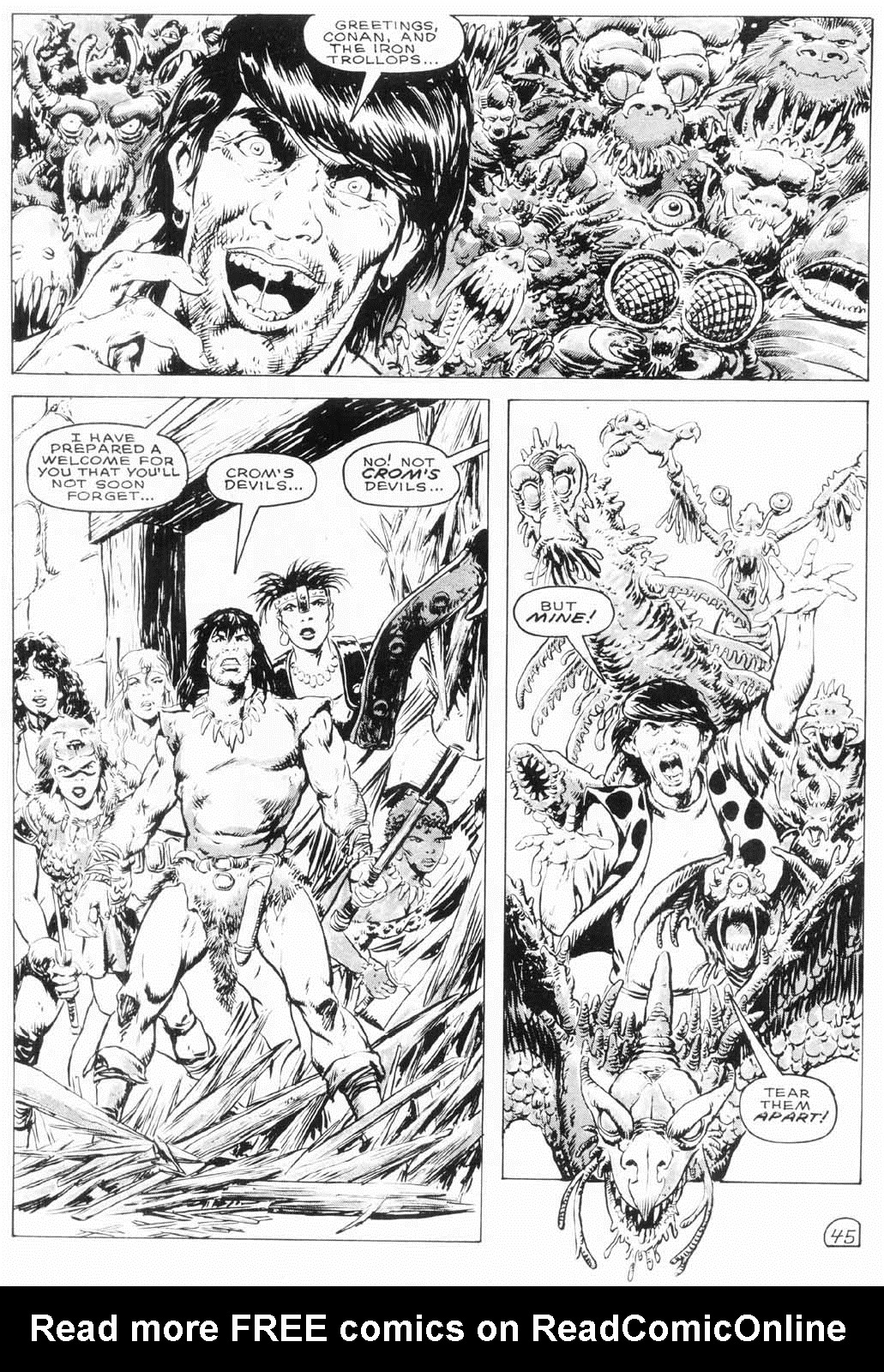 Read online The Savage Sword Of Conan comic -  Issue #154 - 46