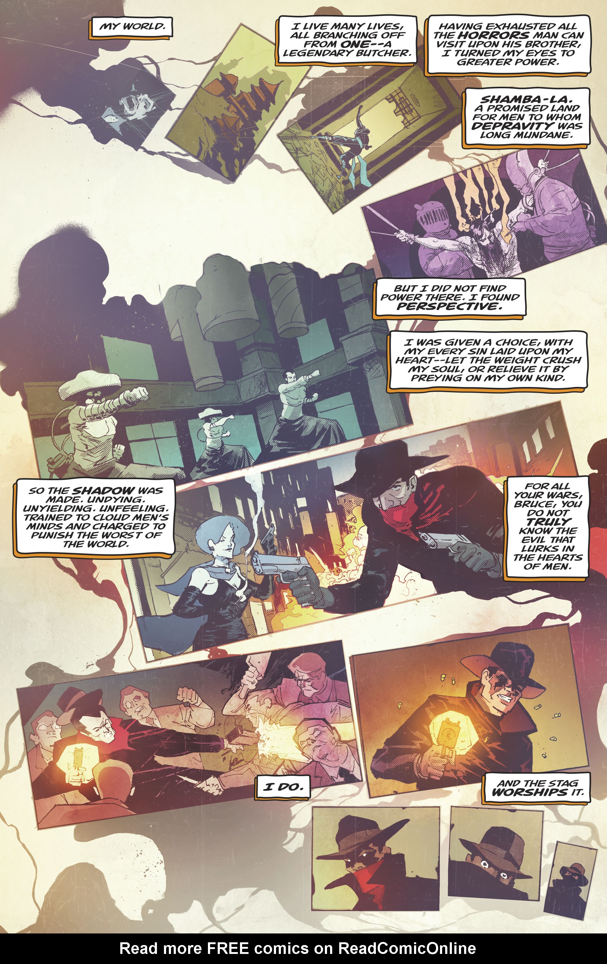 Read online Batman/Shadow comic -  Issue #2 - 9