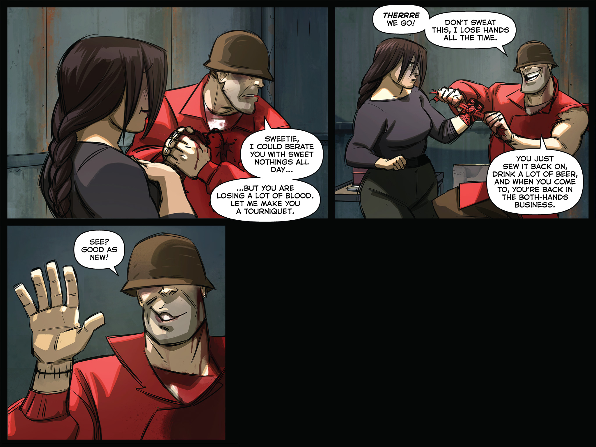 Read online Team Fortress 2 comic -  Issue #5 - 32