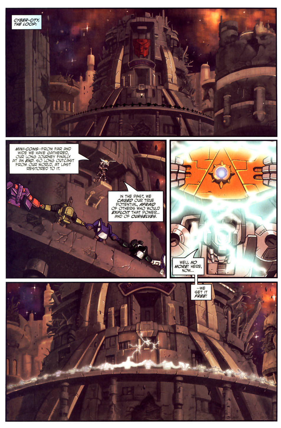 Read online Transformers Armada comic -  Issue #18 - 19