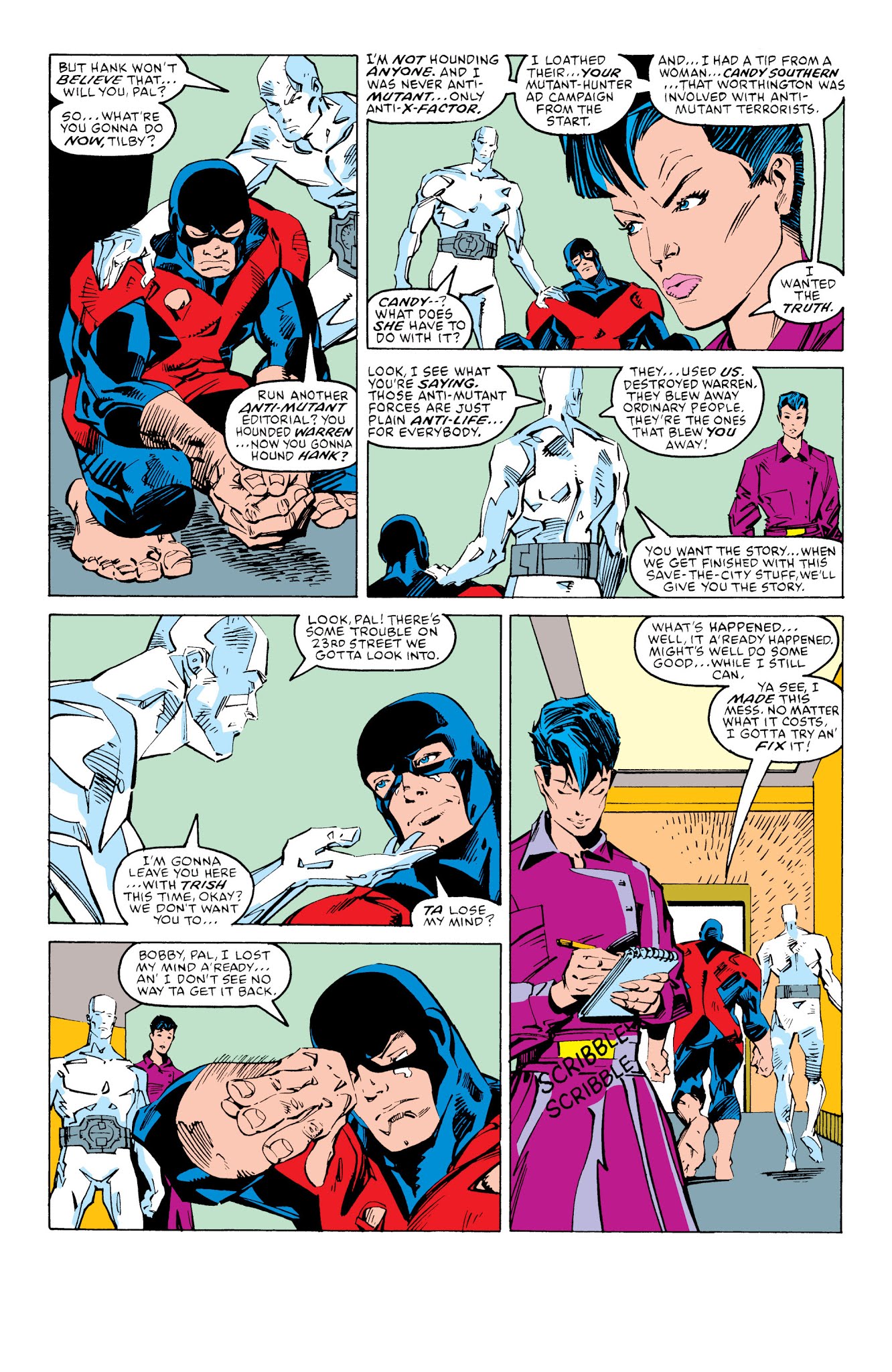 Read online X-Men: Fall of the Mutants comic -  Issue # TPB 2 (Part 4) - 56