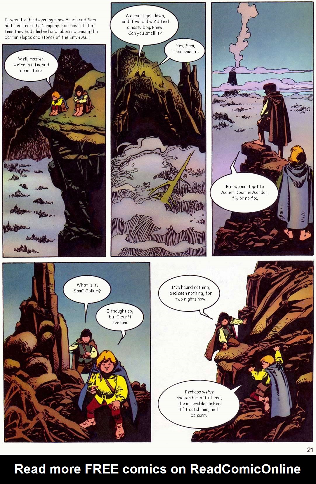 Read online El Señor de los Anillos comic -  Issue #3 - 18