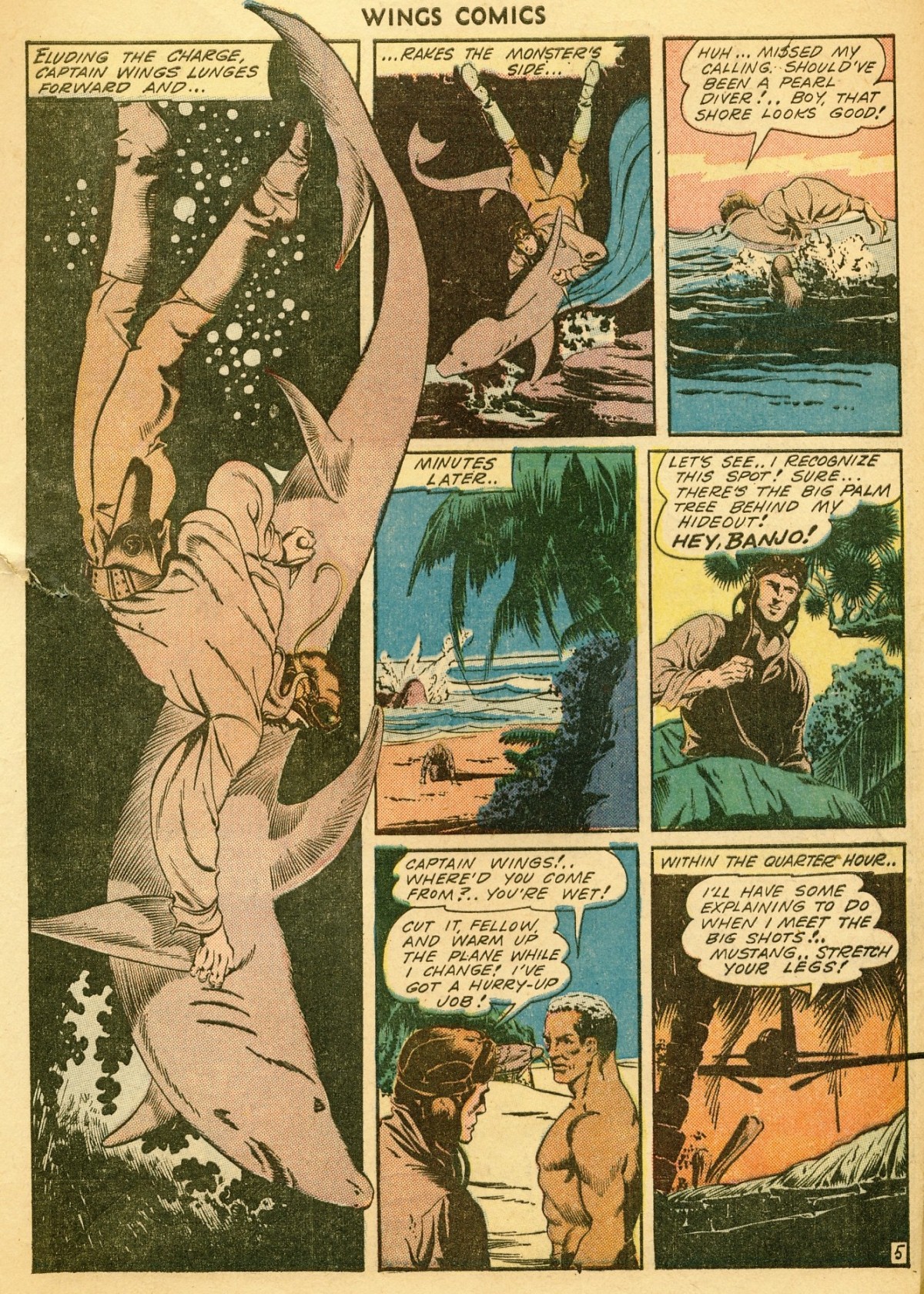 Read online Wings Comics comic -  Issue #39 - 7