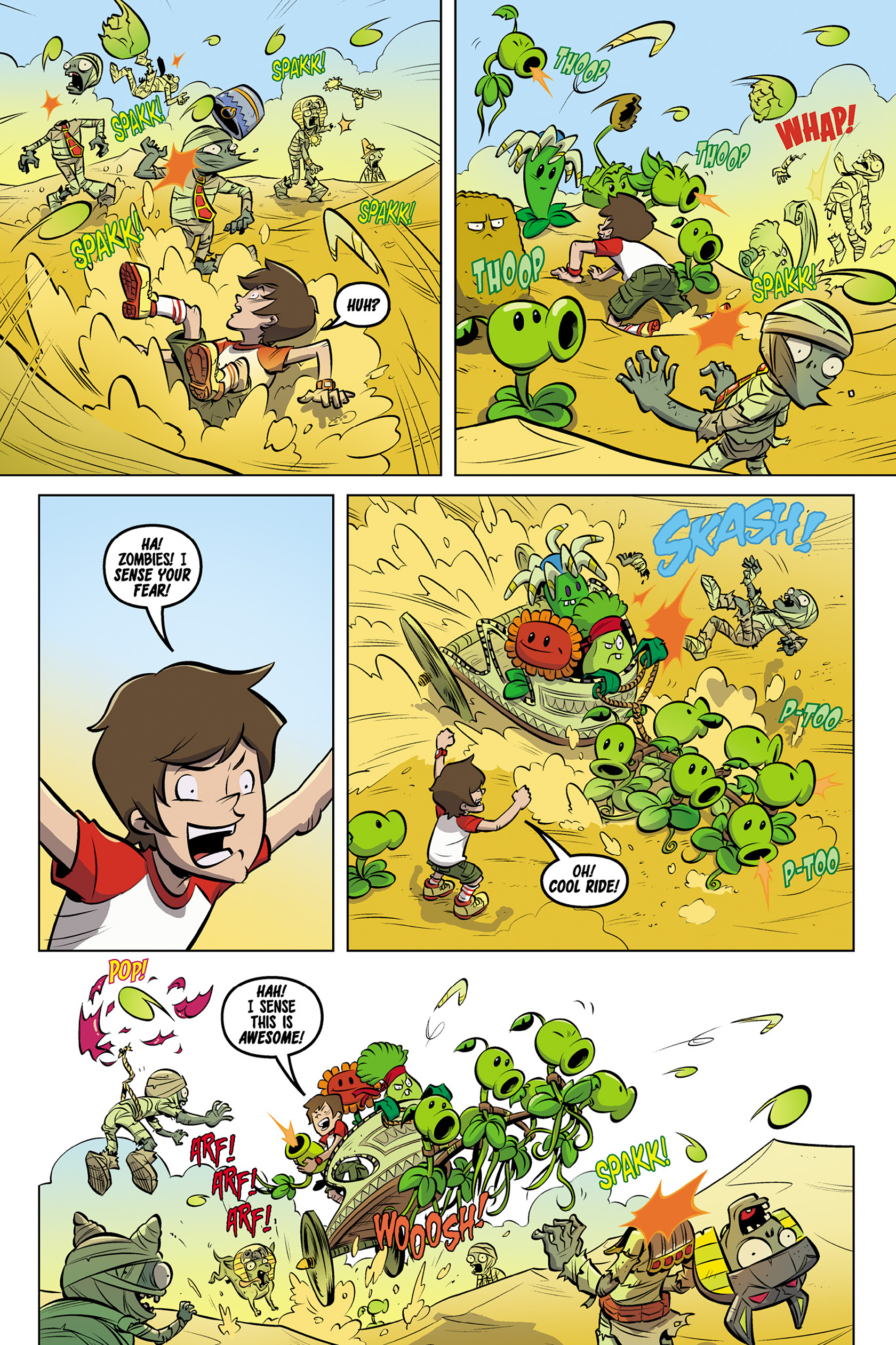 Read online Plants vs. Zombies: Timepocalypse comic -  Issue #2 - 5