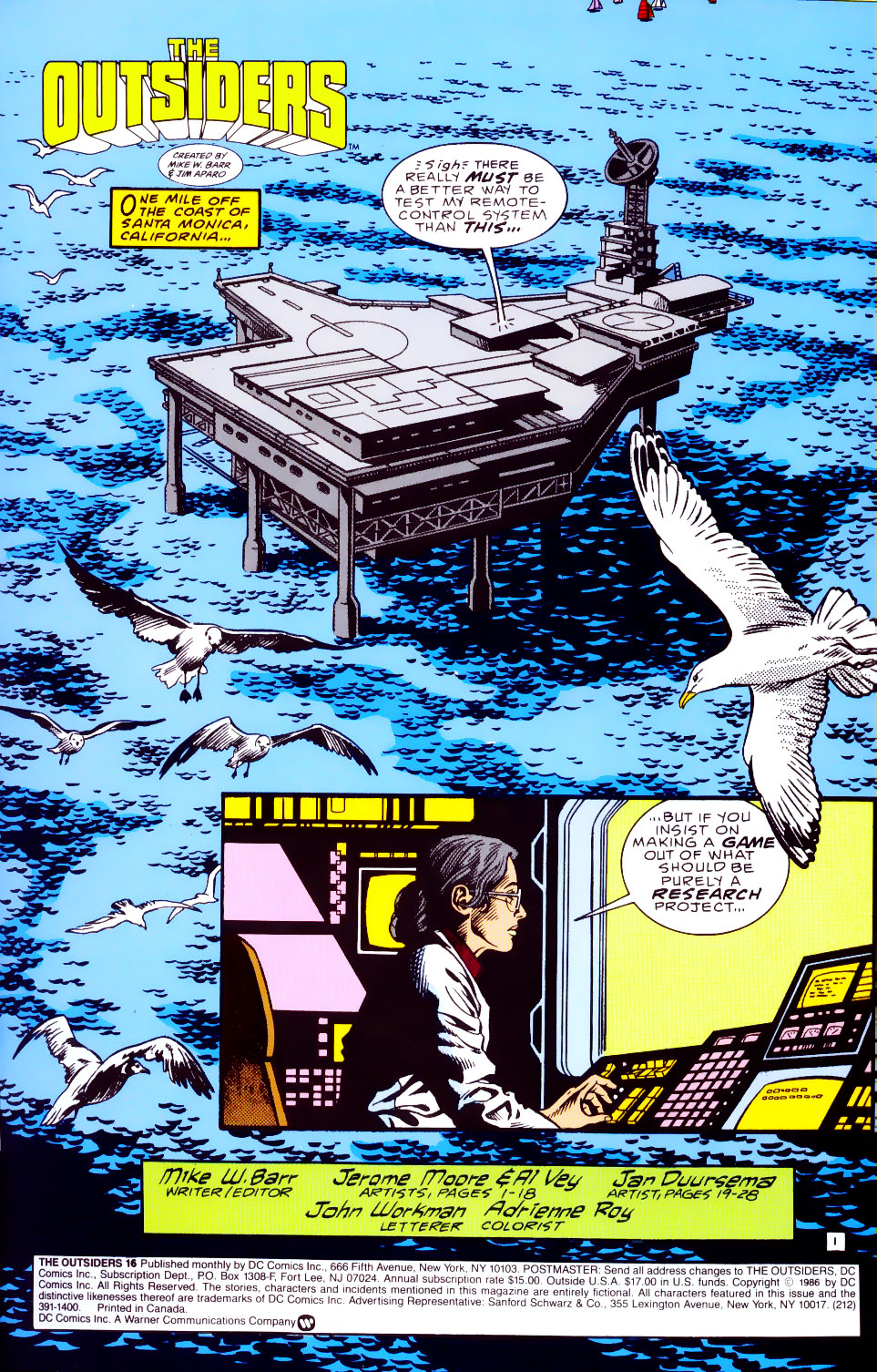 Read online The Outsiders (1985) comic -  Issue #16 - 3