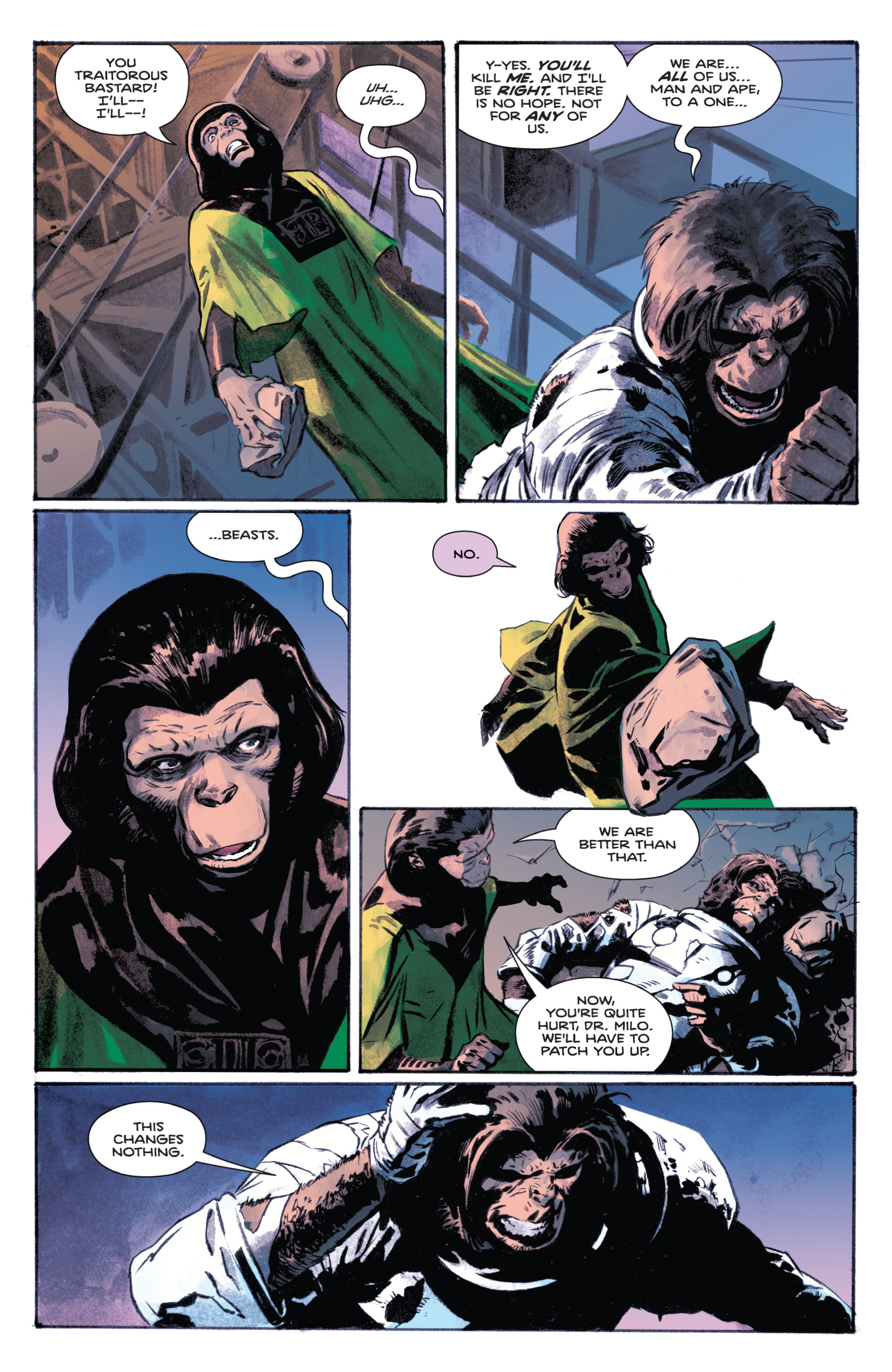 Read online Tarzan On the Planet of the Apes comic -  Issue #5 - 17