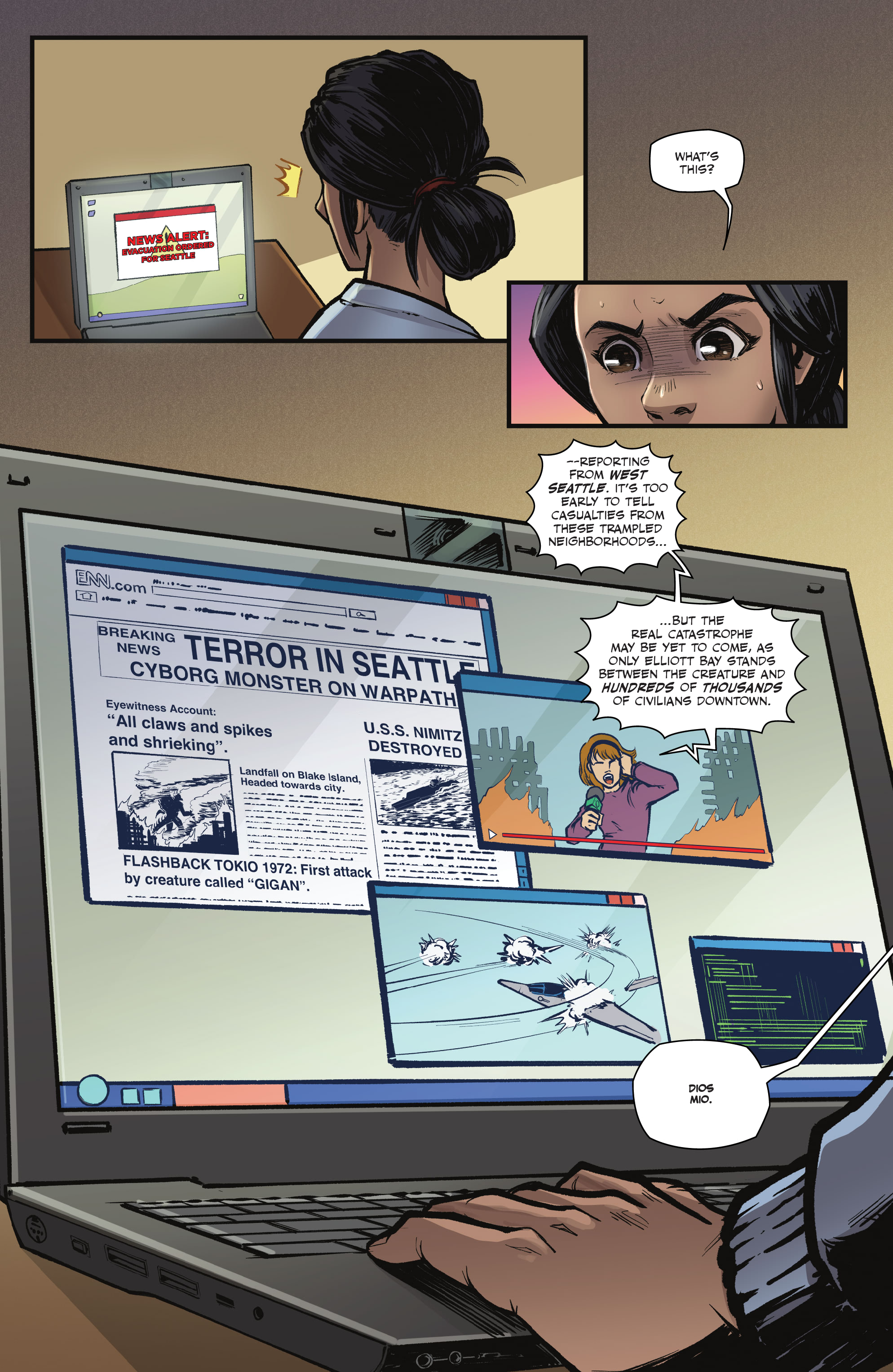 Read online Godzilla Rivals: Vs. Gigan comic -  Issue # Full - 4