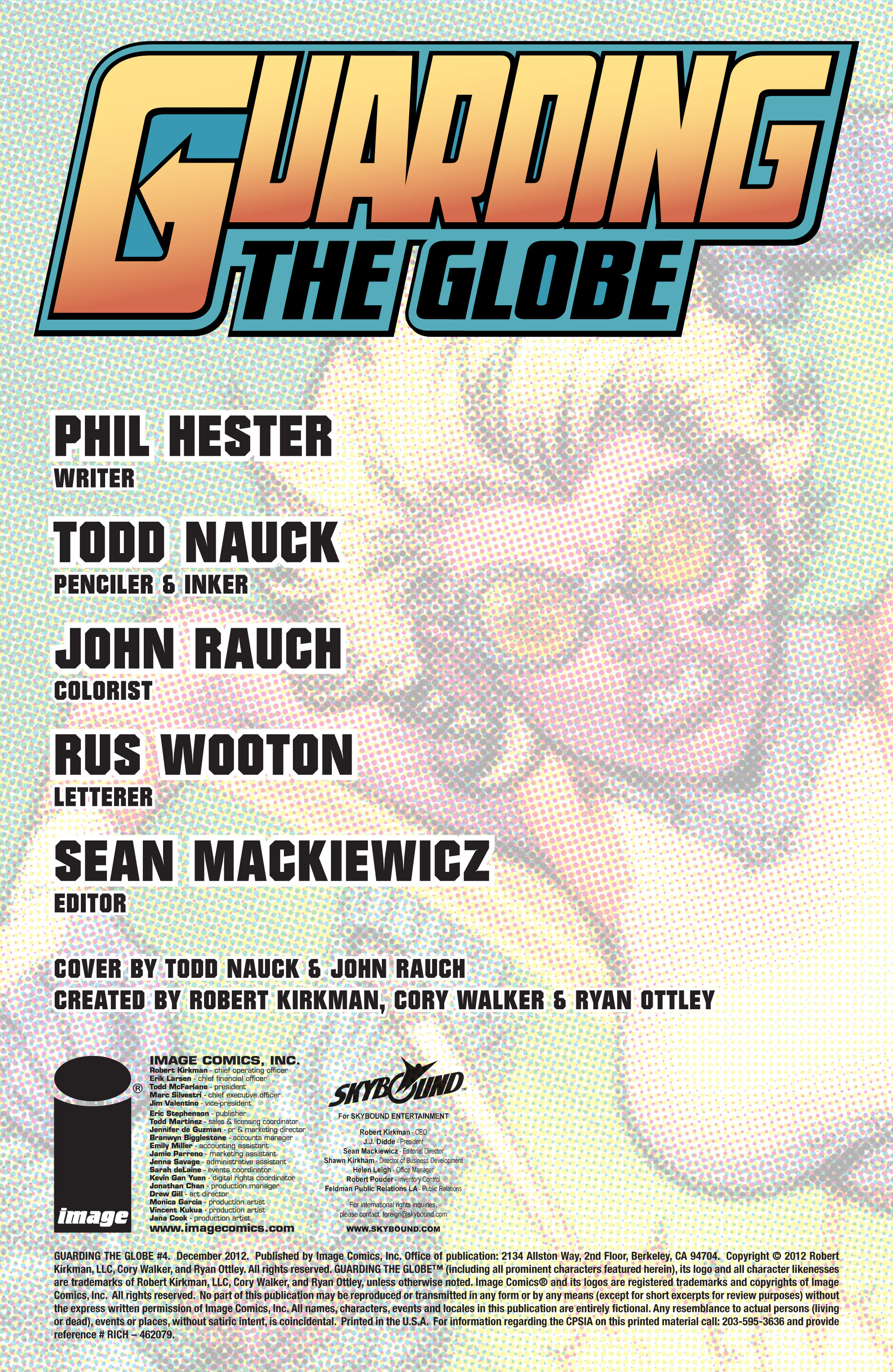 Read online Guarding the Globe (2012) comic -  Issue #4 - 2