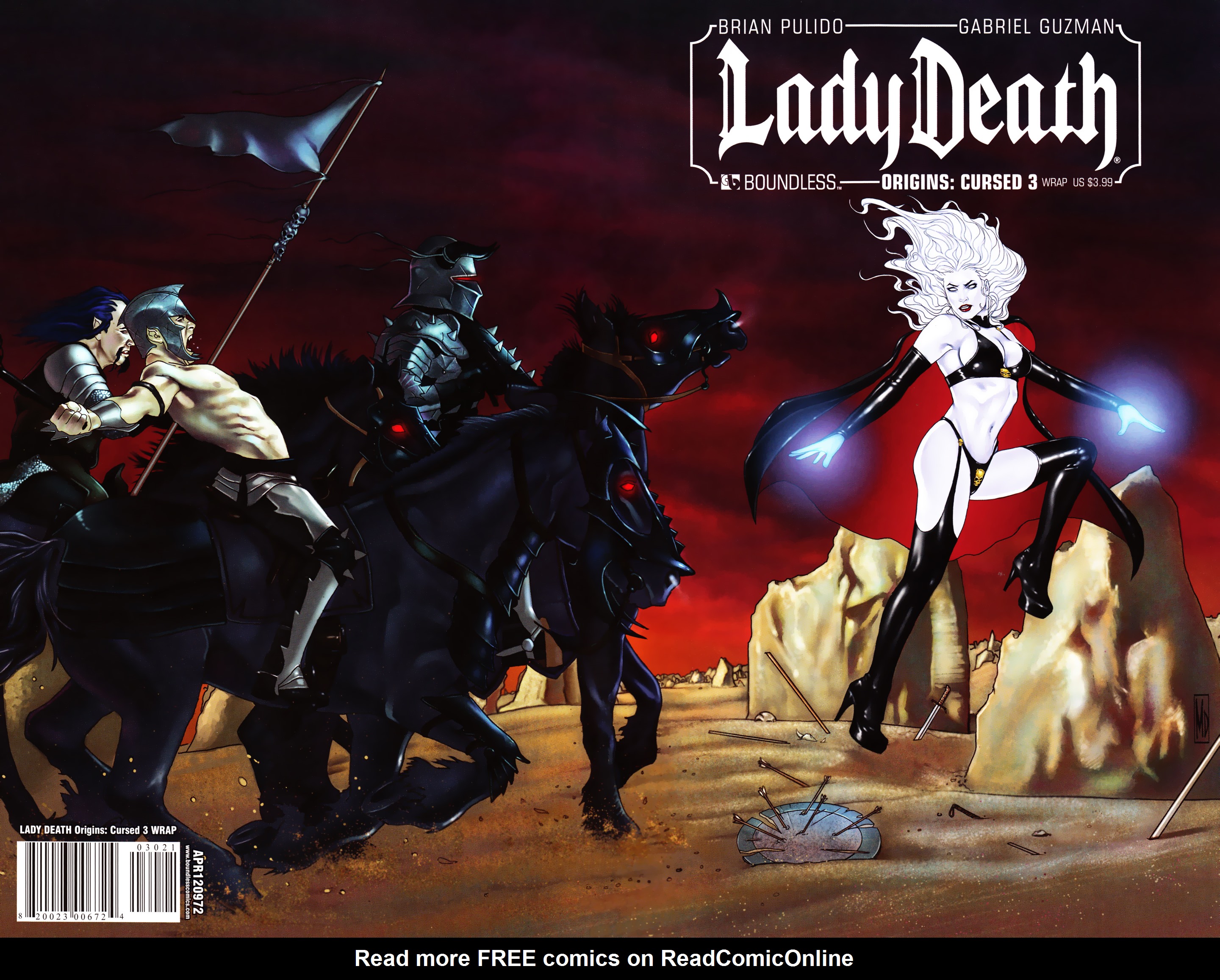 Read online Lady Death: Origins - Cursed comic -  Issue #3 - 4
