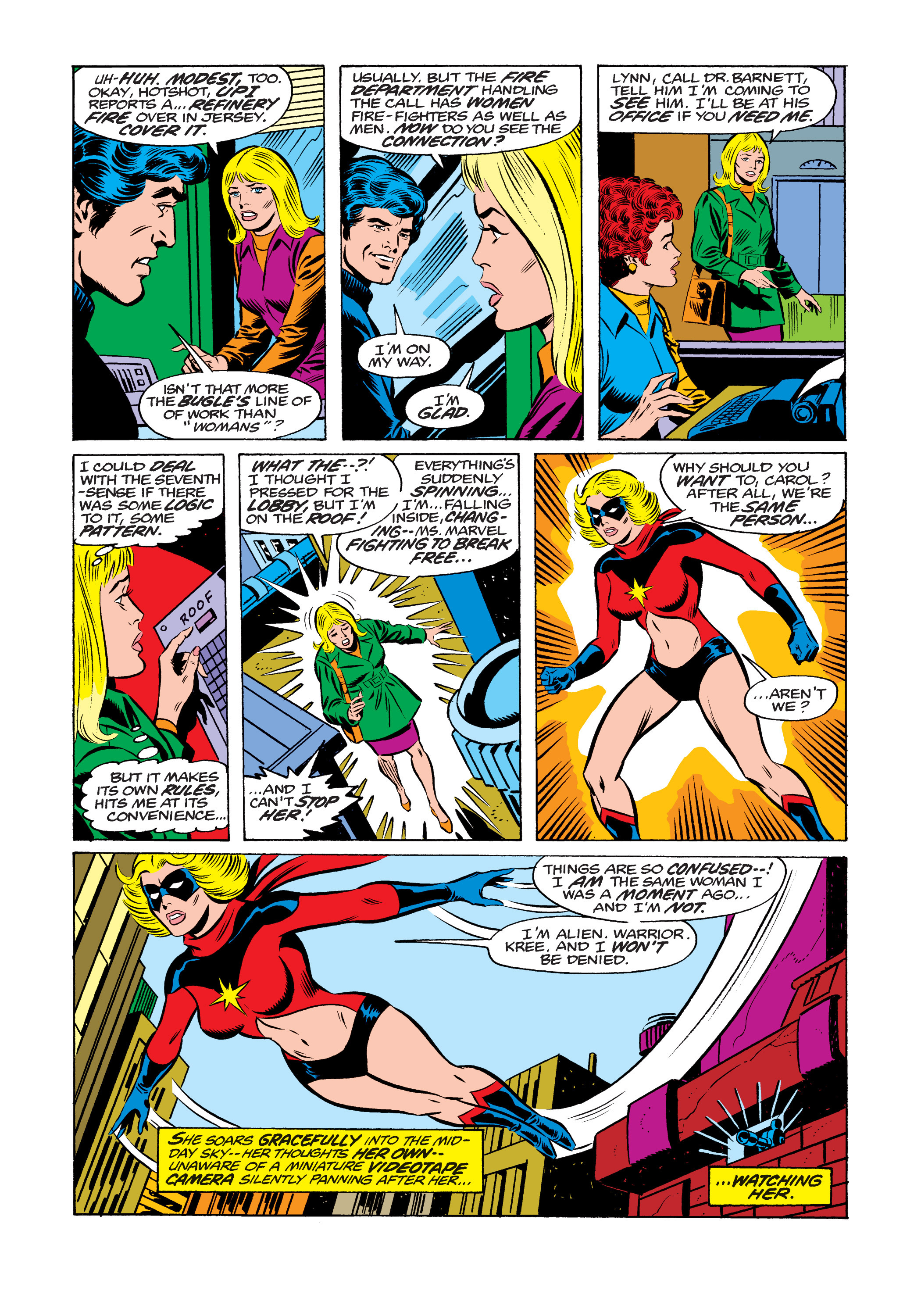 Read online Ms. Marvel (1977) comic -  Issue #6 - 7
