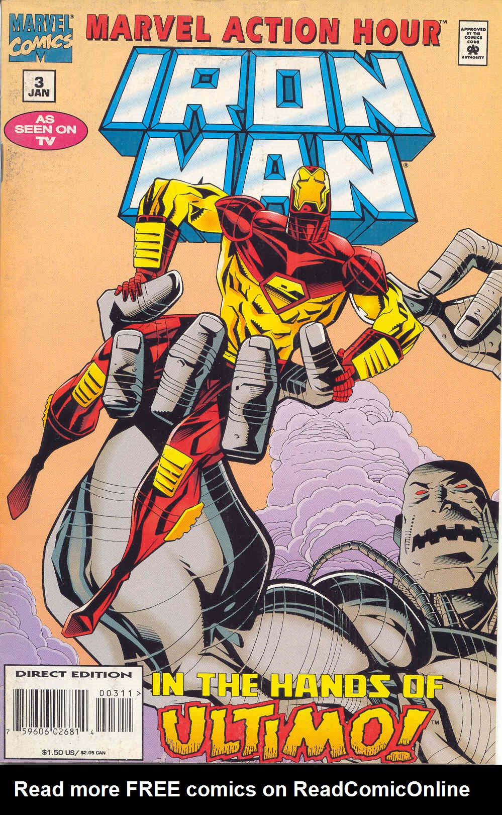 Read online Marvel Action Hour, featuring Iron Man comic -  Issue #3 - 1