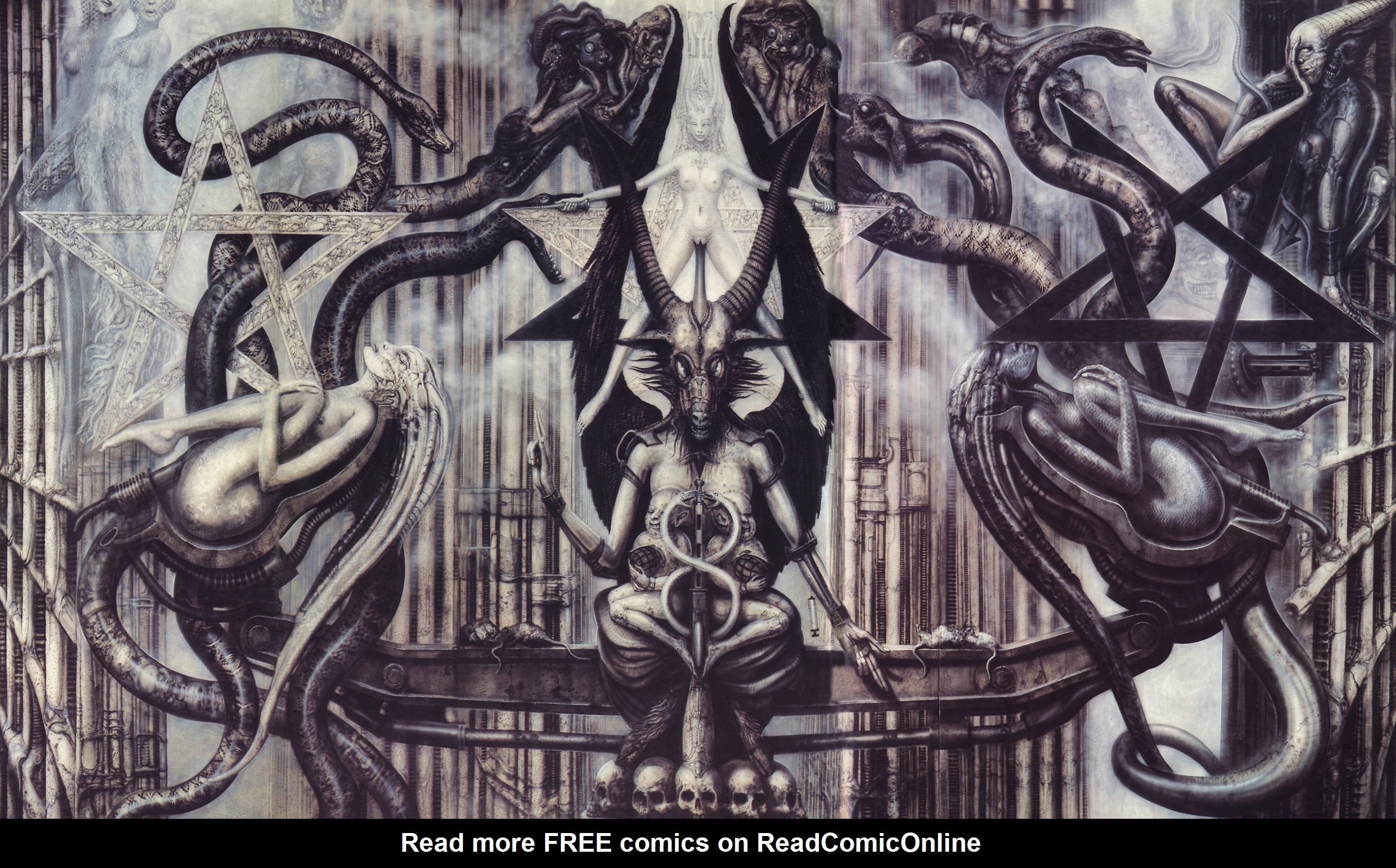 Read online H.R.Giger's Necronomicon comic -  Issue # TPB - 26