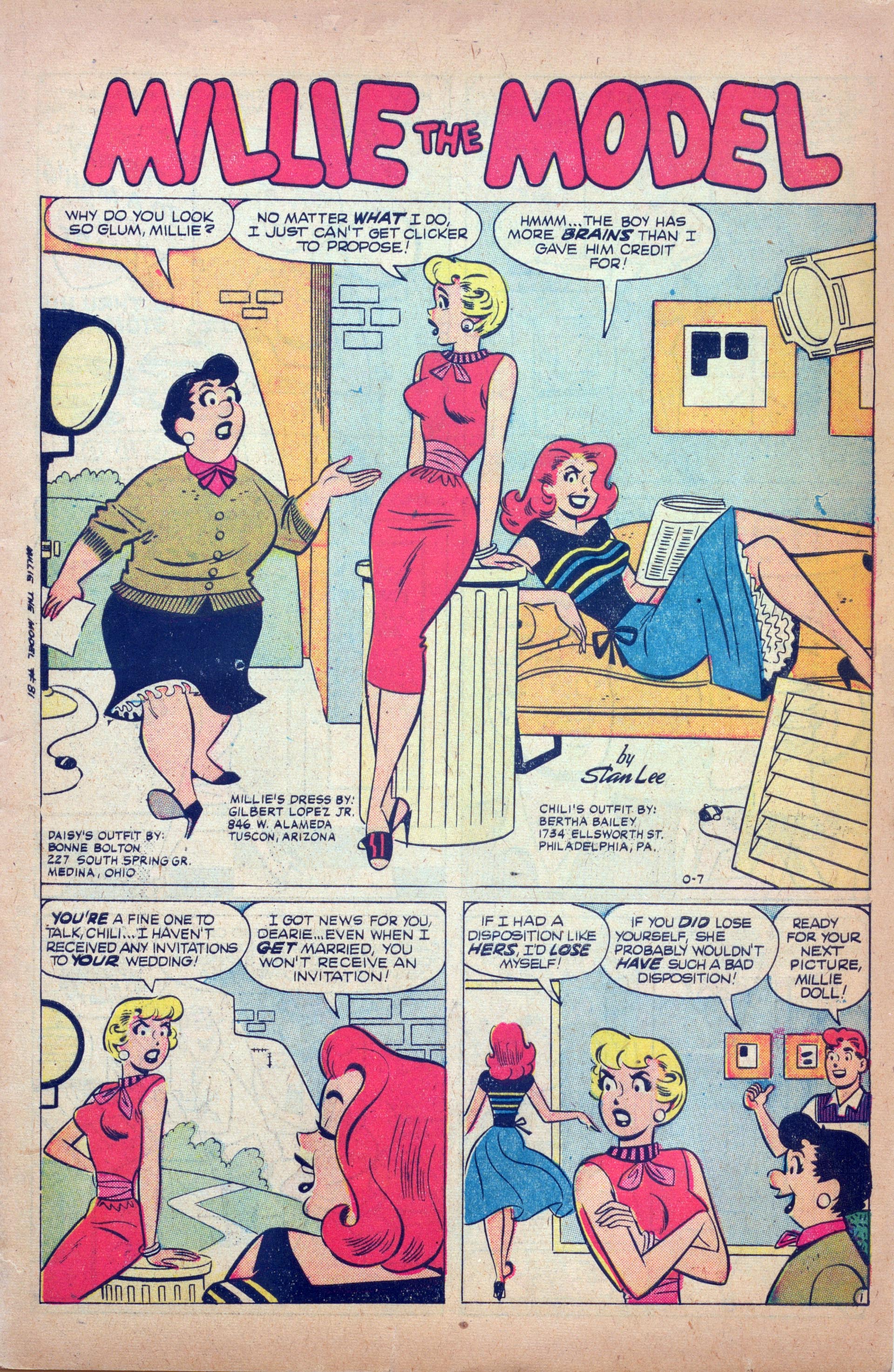Read online Millie the Model comic -  Issue #81 - 3