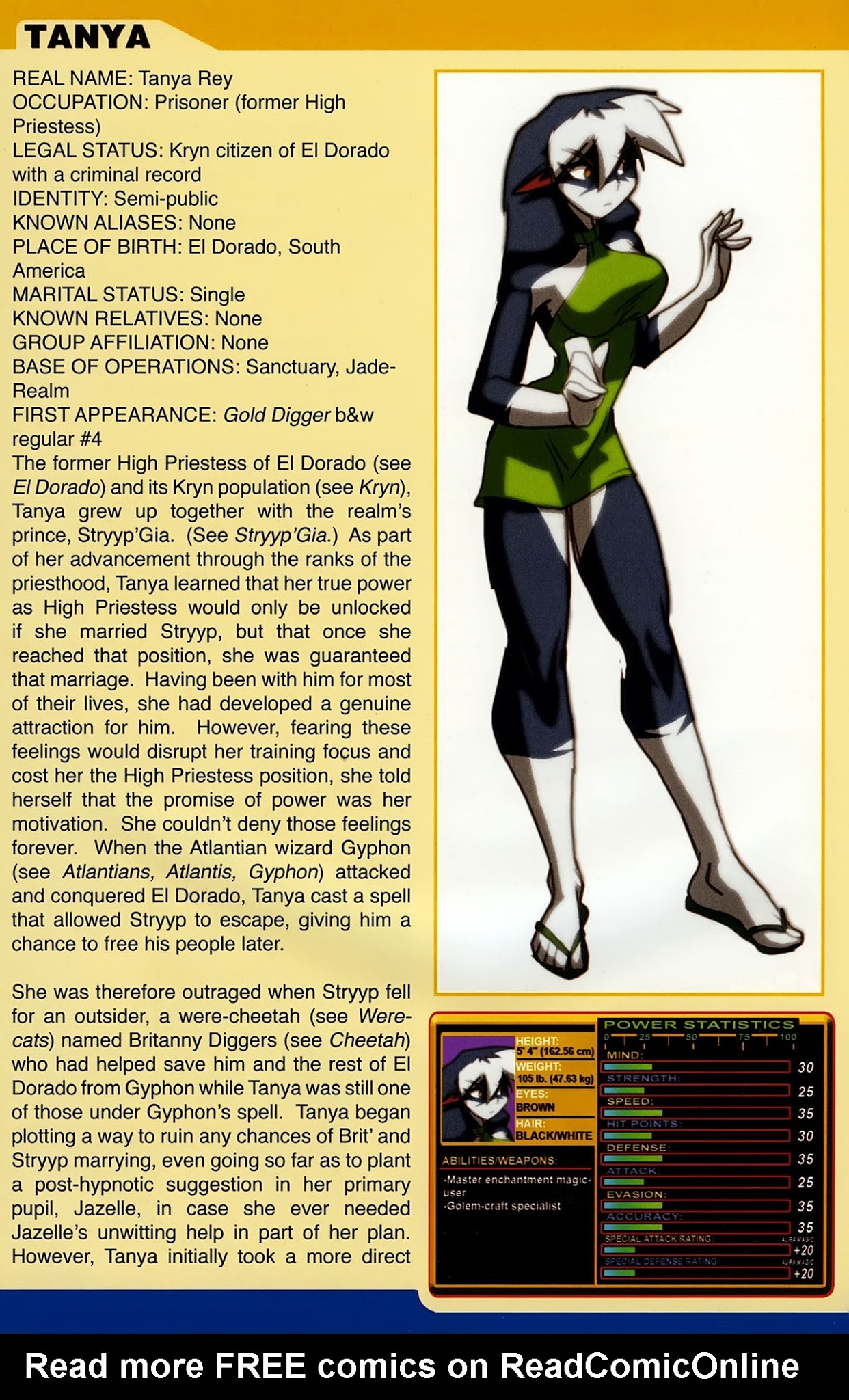 Read online Gold Digger Sourcebook: The Official Handbook of the GD Universe comic -  Issue #14 - 6