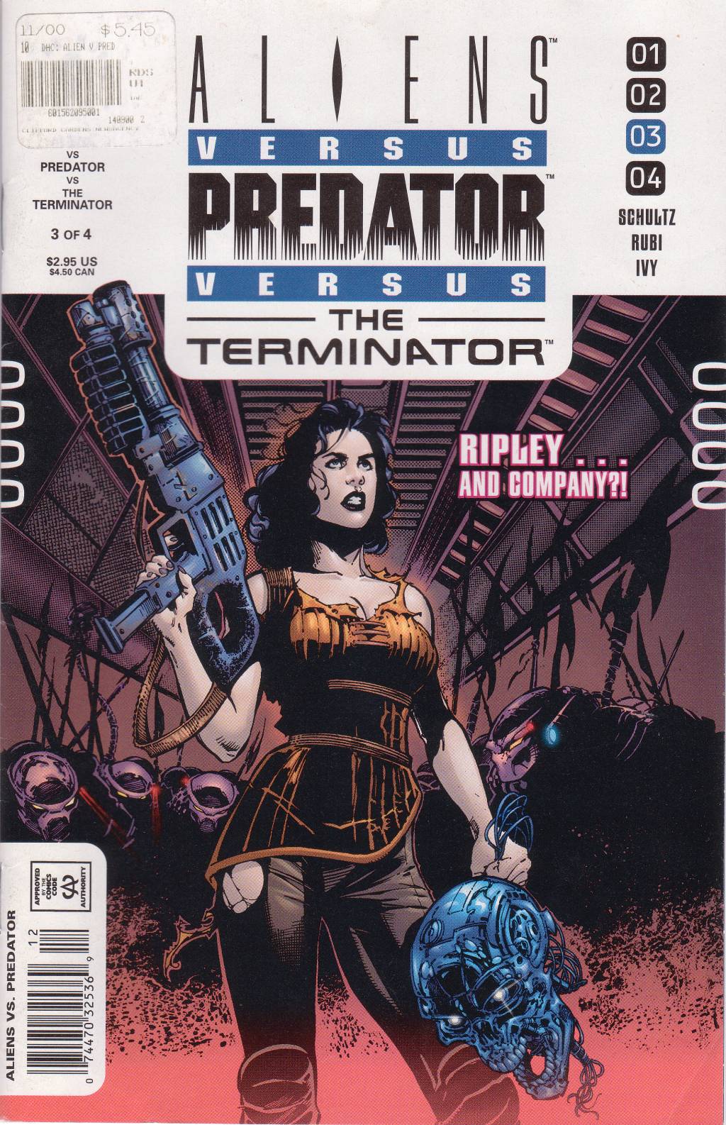 Read online Aliens vs. Predator vs. The Terminator comic -  Issue #3 - 1