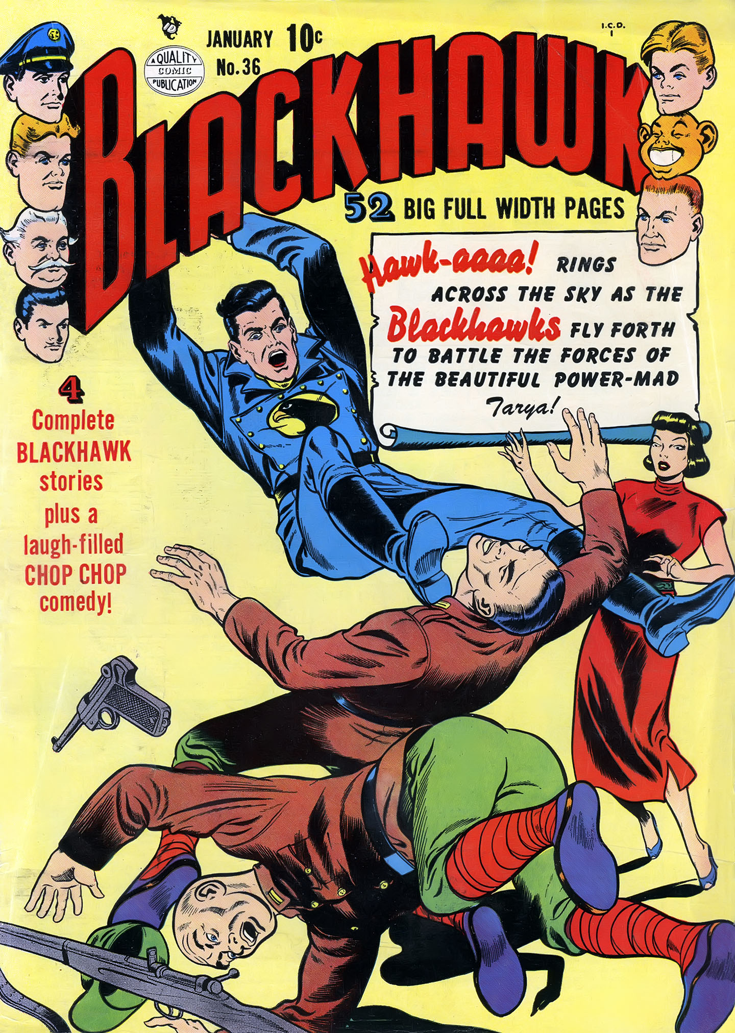 Read online Blackhawk (1957) comic -  Issue #36 - 1