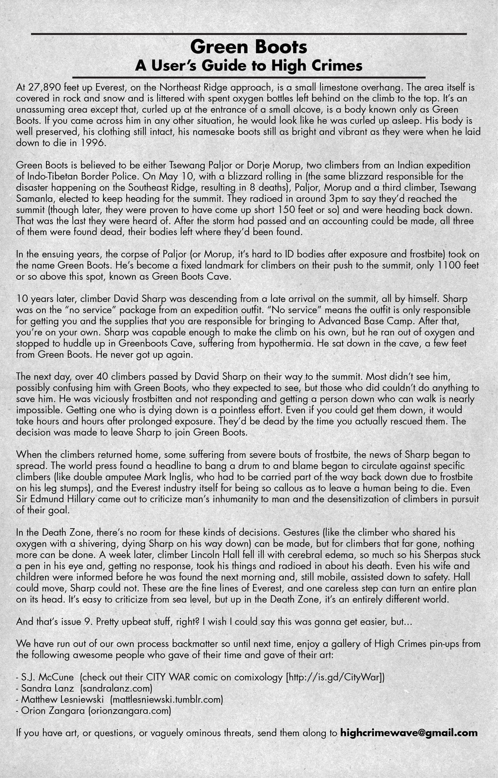 Read online High Crimes comic -  Issue #9 - 16