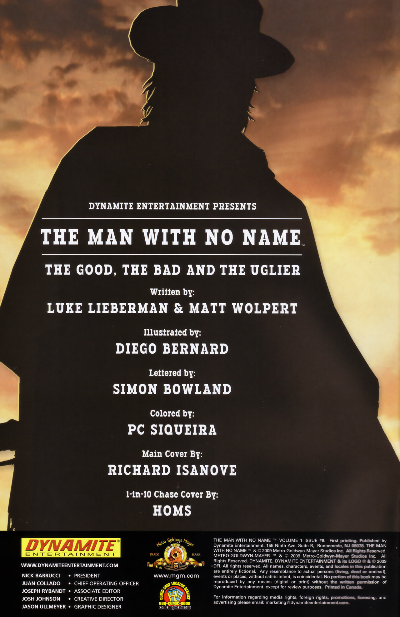 Read online The Man with No Name comic -  Issue #9 - 2