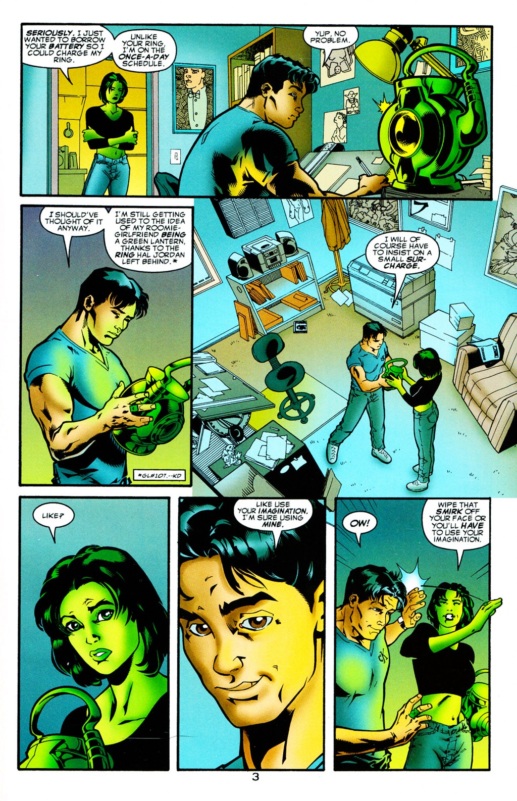 Read online Green Lantern 3-D comic -  Issue # Full - 4