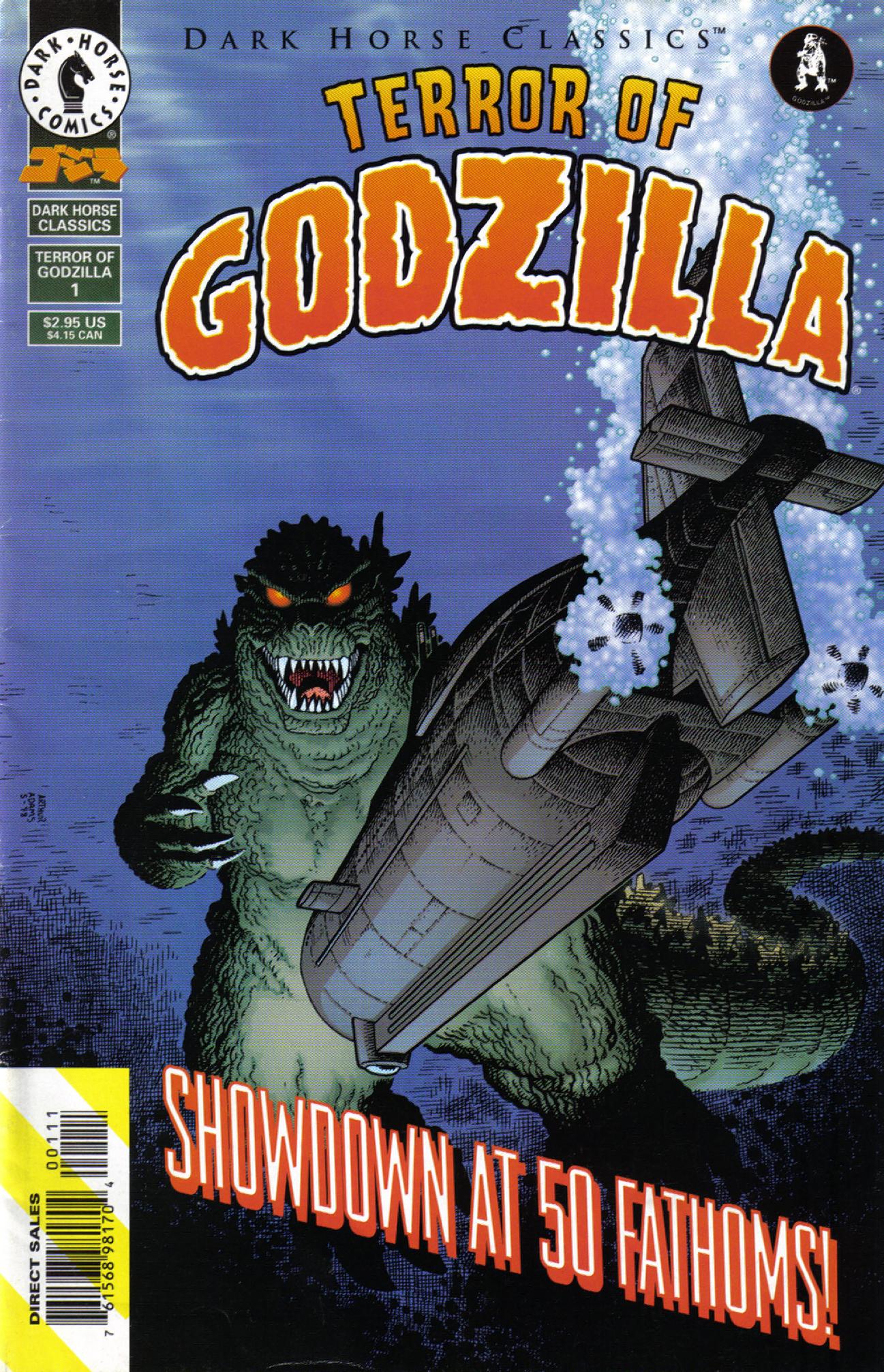 Read online Dark Horse Classics: Terror of Godzilla comic -  Issue #1 - 1