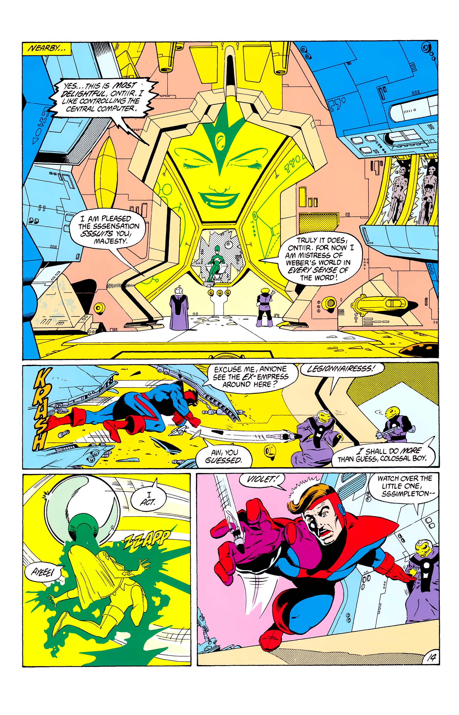 Read online Legion of Super-Heroes (1980) comic -  Issue #303 - 15