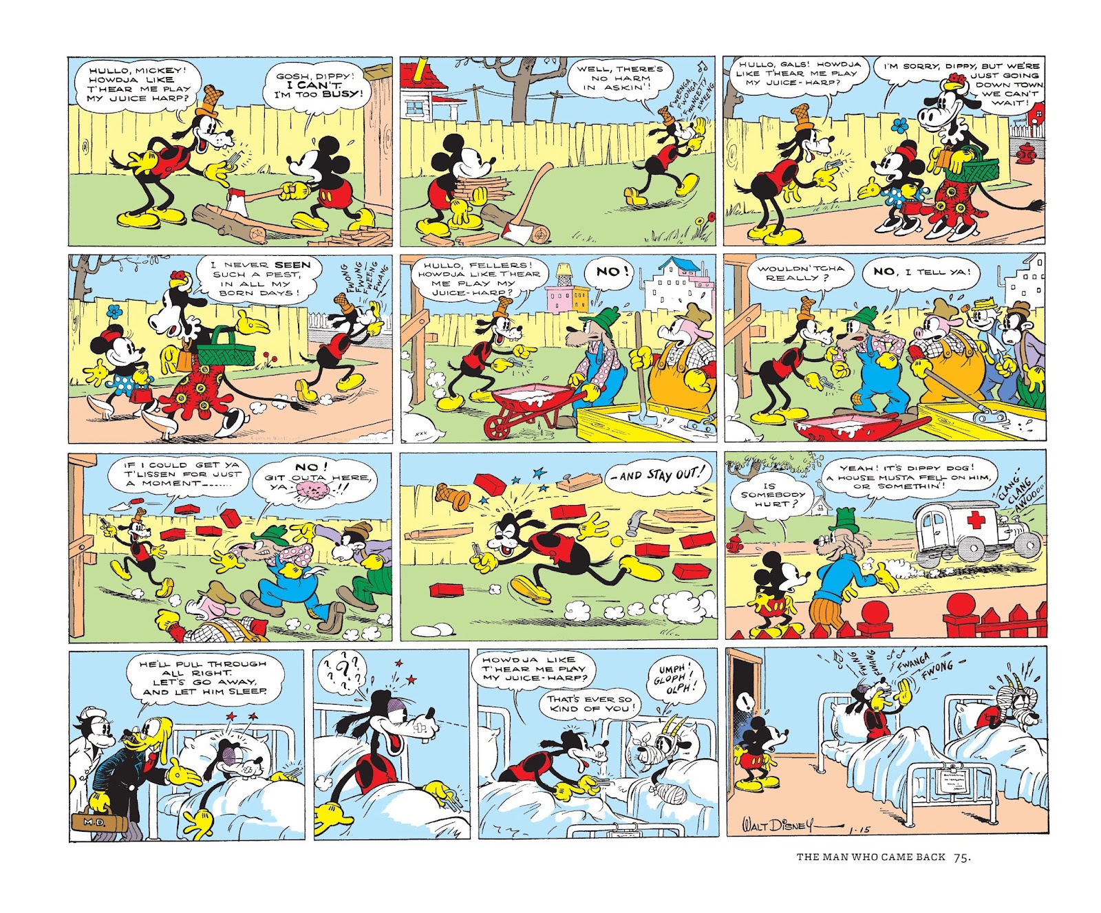 Walt Disney's Mickey Mouse Color Sundays issue TPB 1 (Part 1) - Page 75