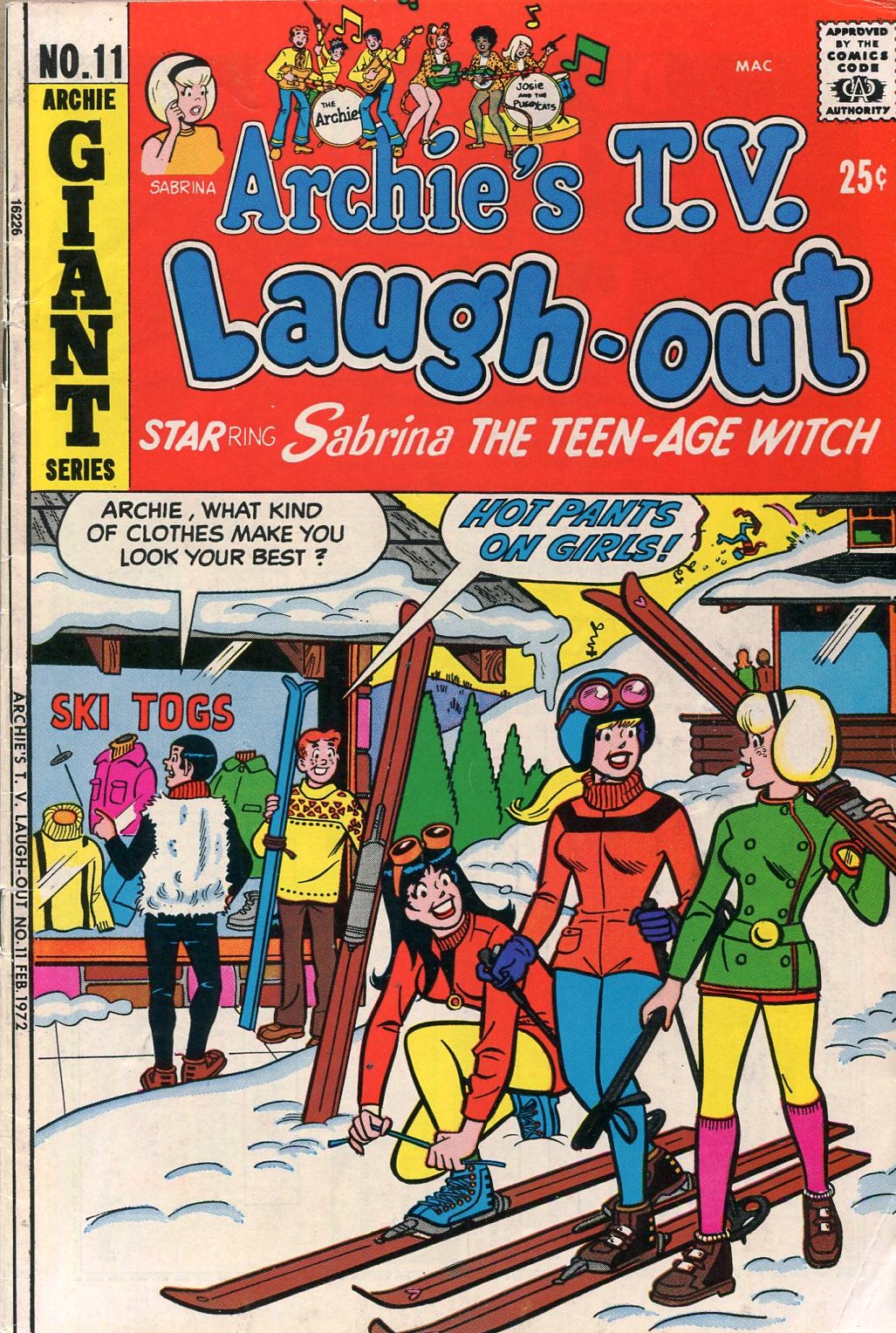 Read online Archie's TV Laugh-Out comic -  Issue #11 - 1