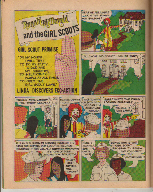 Read online Ronald McDonald Adventures in Scouting comic -  Issue # Full - 7