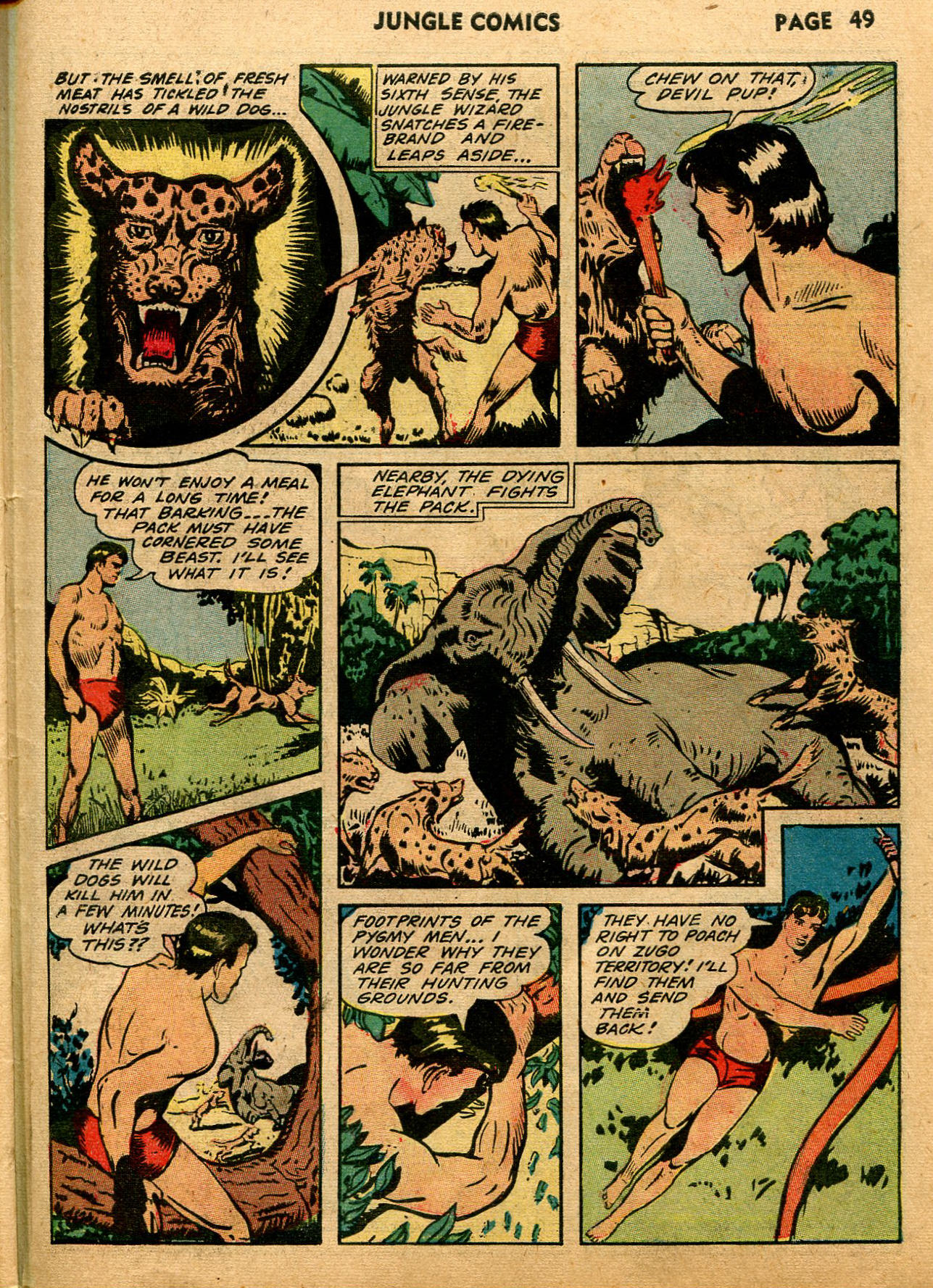 Read online Jungle Comics comic -  Issue #40 - 51