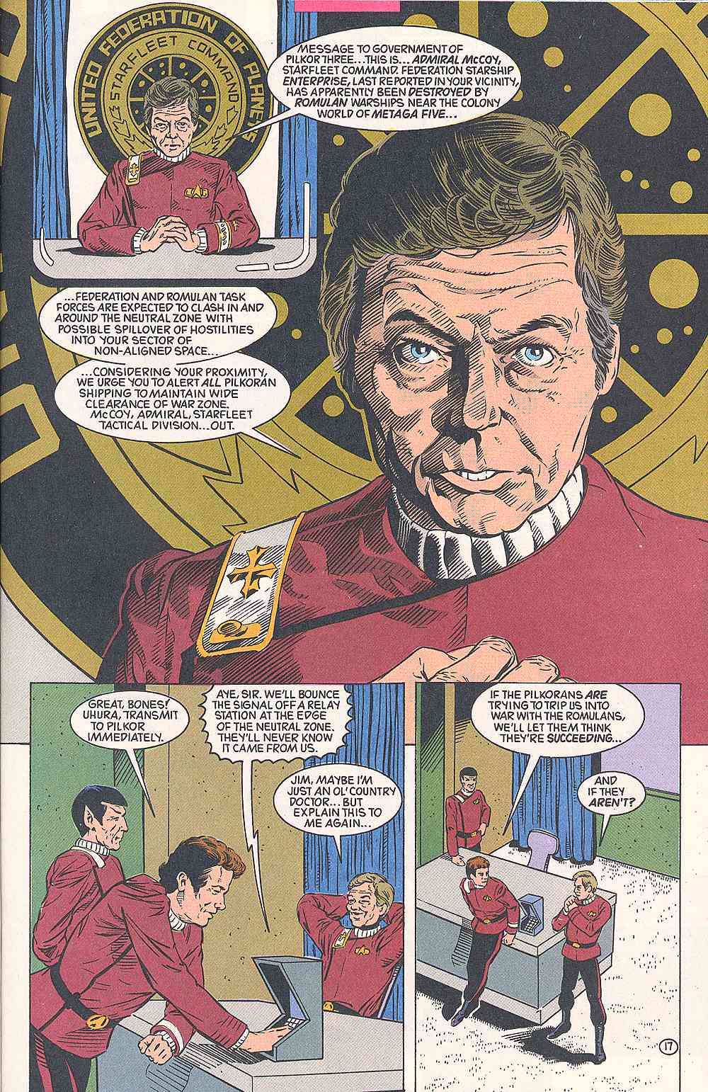 Read online Star Trek (1989) comic -  Issue #28 - 21