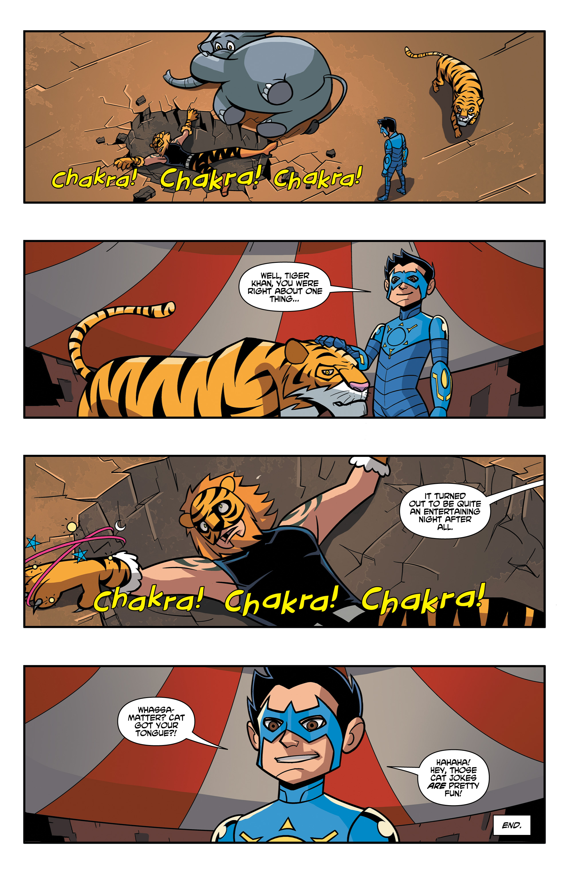 Read online Chakra the Invincible comic -  Issue #8 - 33