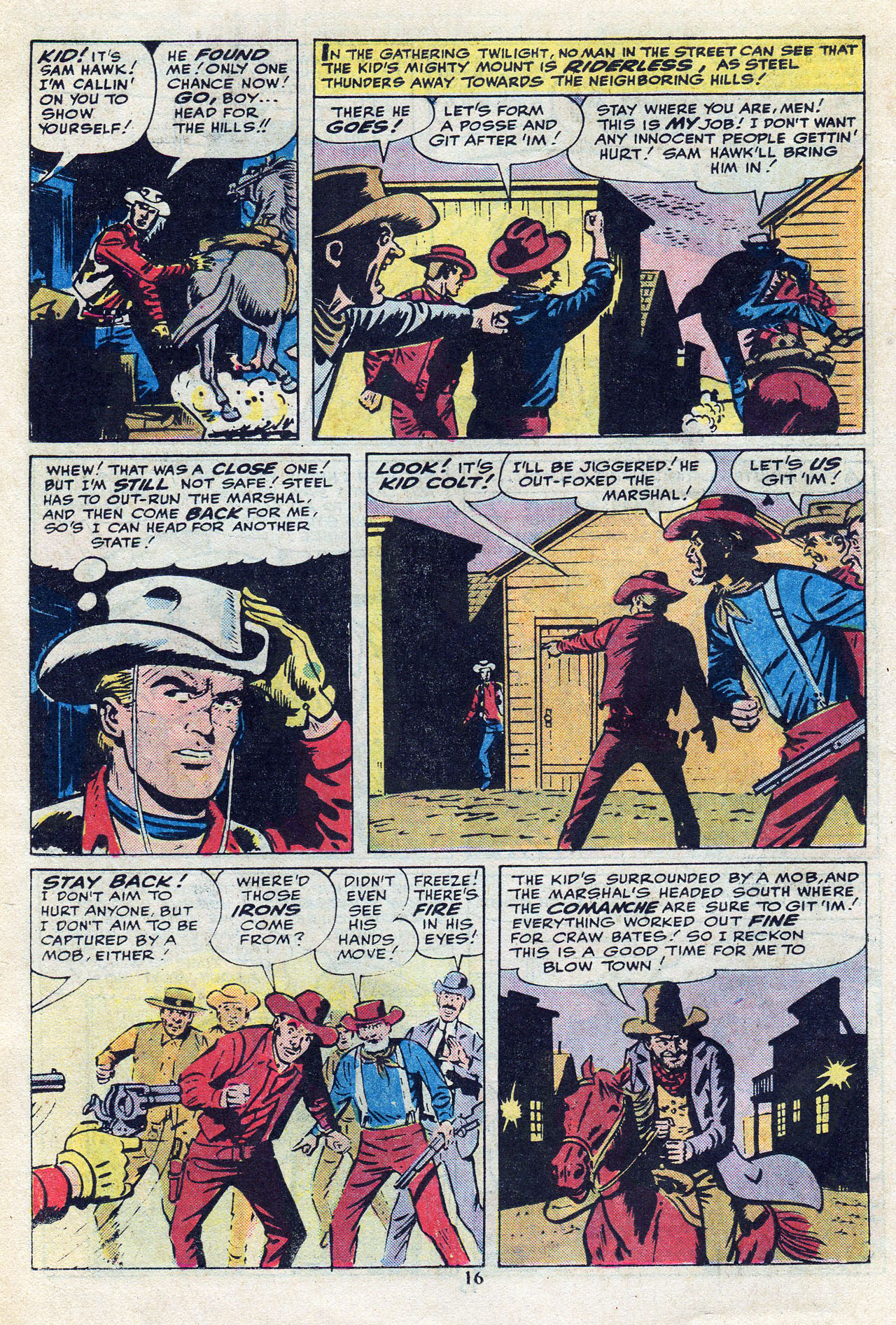 Read online Kid Colt Outlaw comic -  Issue #181 - 17