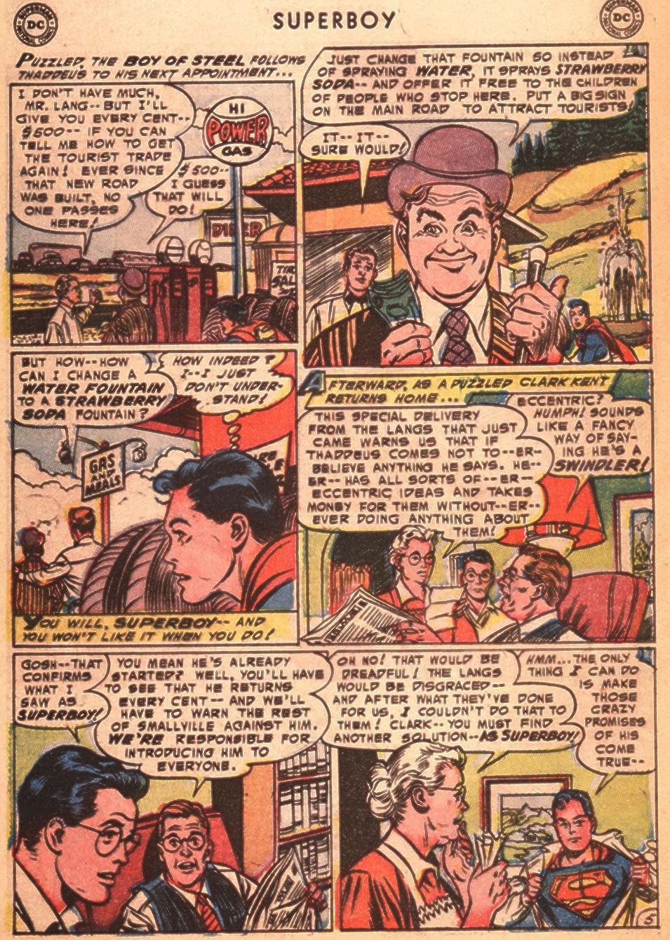 Read online Superboy (1949) comic -  Issue #37 - 29