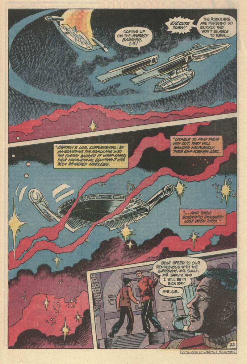 Read online Star Trek (1984) comic -  Issue #8 - 23