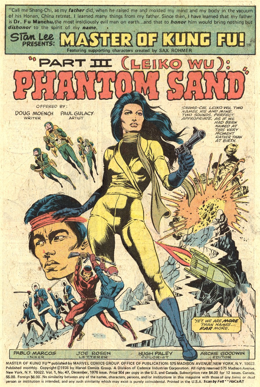 Read online Master of Kung Fu (1974) comic -  Issue #47 - 2