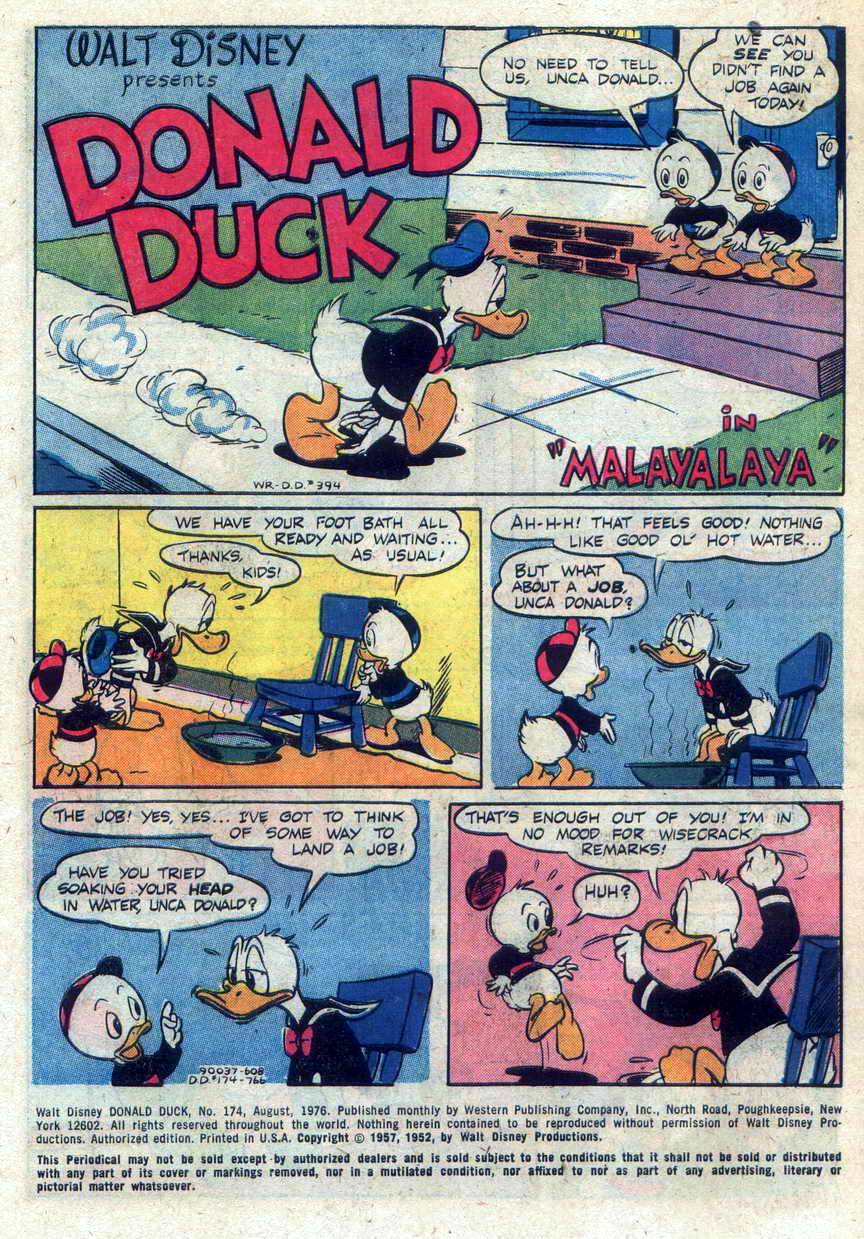 Read online Donald Duck (1962) comic -  Issue #174 - 3