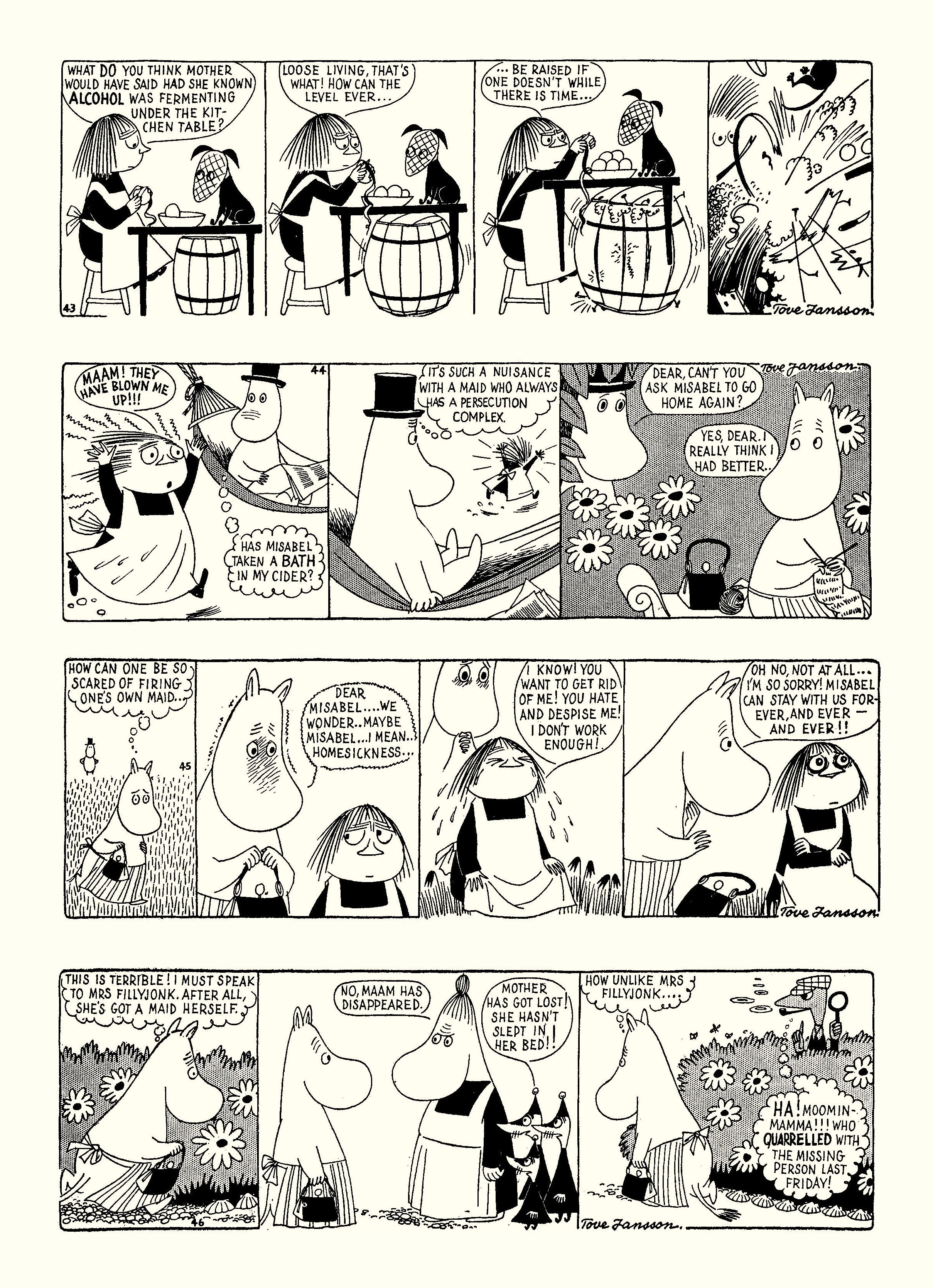 Read online Moomin: The Complete Tove Jansson Comic Strip comic -  Issue # TPB 2 - 38