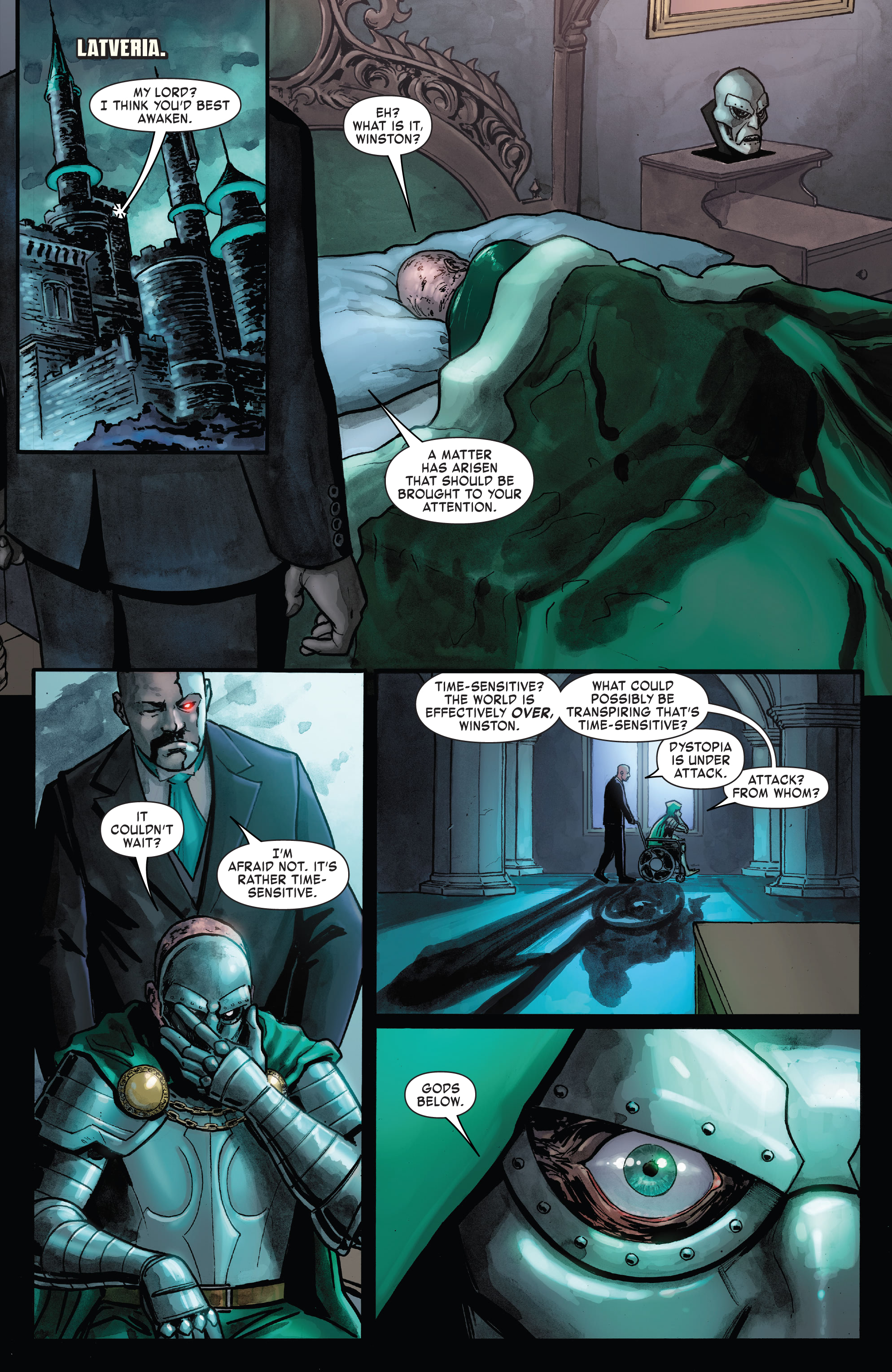 Read online Maestro: World War M comic -  Issue #4 - 8