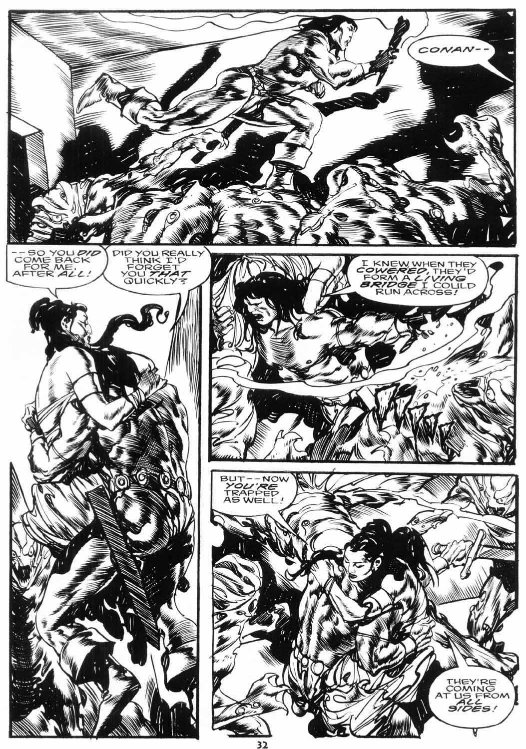 Read online The Savage Sword Of Conan comic -  Issue #224 - 34