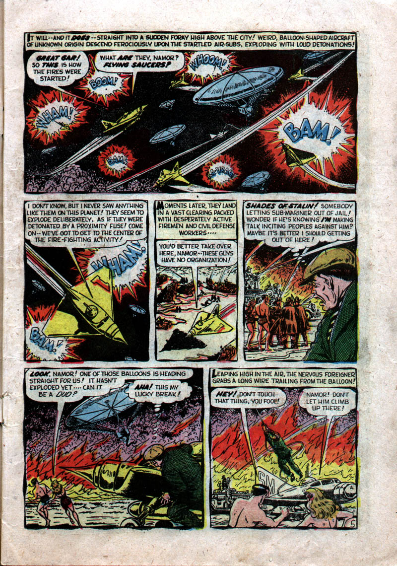 Read online Sub-Mariner Comics comic -  Issue #37 - 7