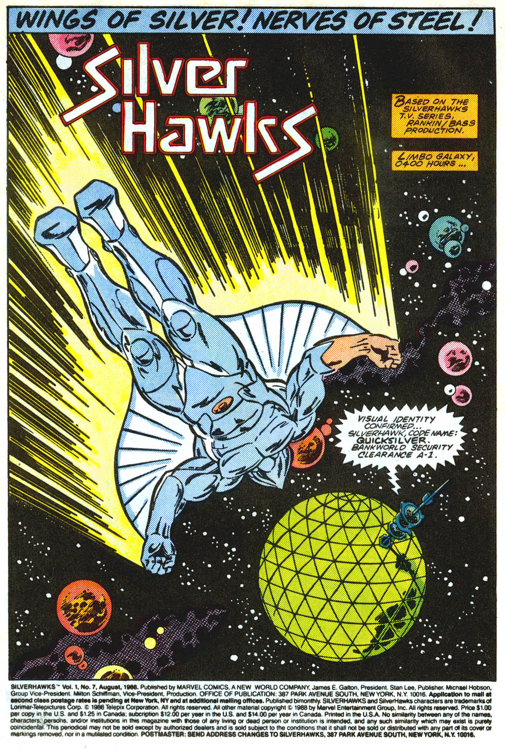 Read online SilverHawks comic -  Issue #7 - 2