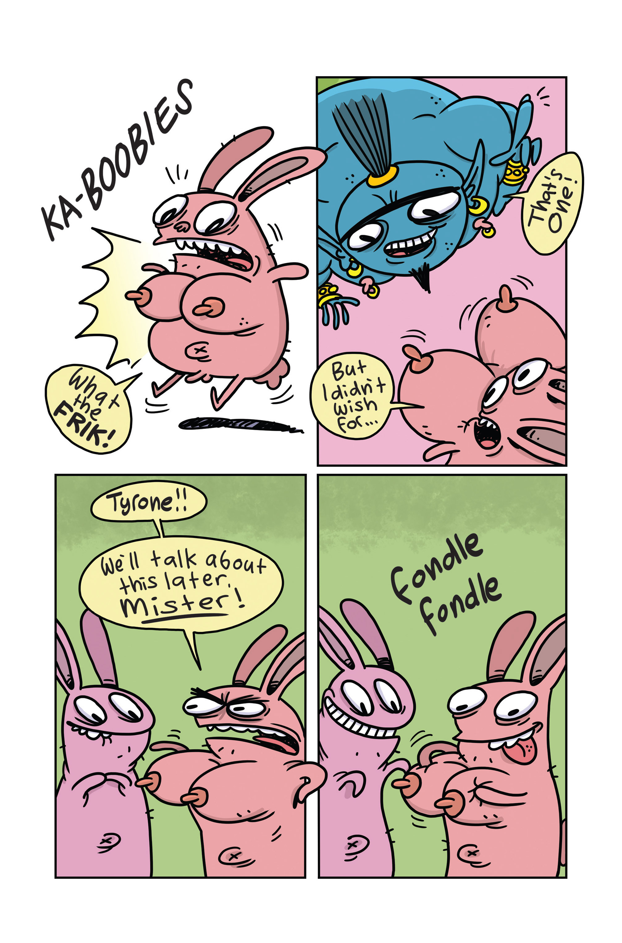 Read online Itty Bitty Bunnies In Rainbow Pixie Candy Land: Bong Genie comic -  Issue # Full - 10