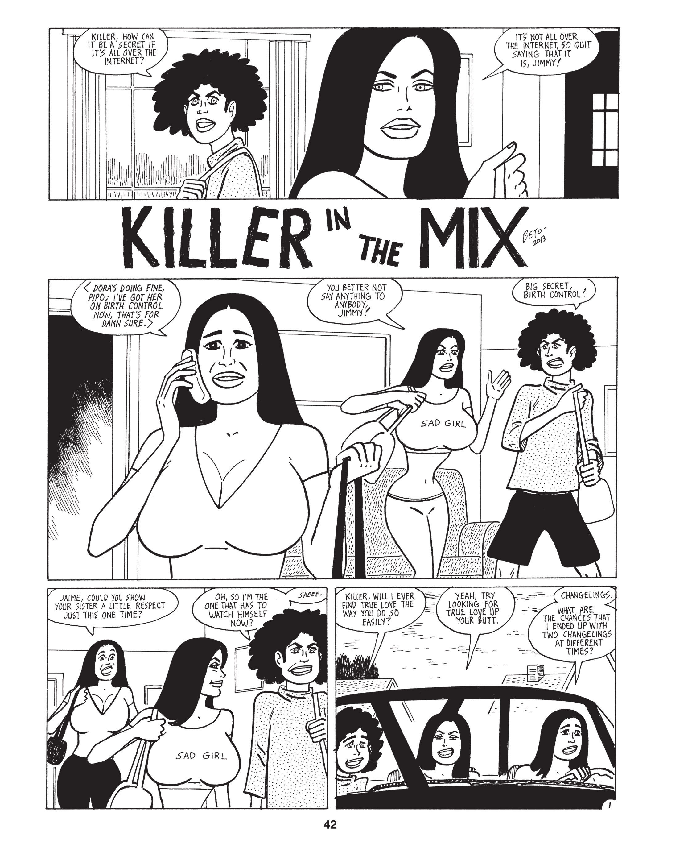Read online Love and Rockets: New Stories comic -  Issue #6 - 44